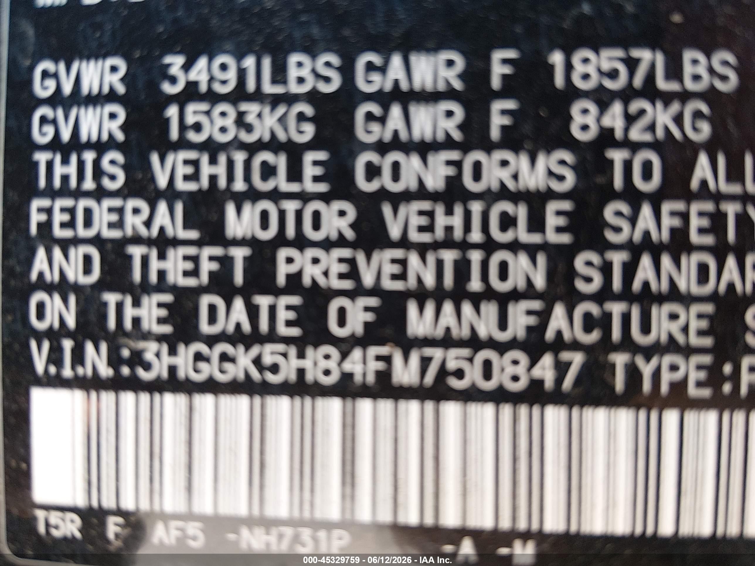 2015 Honda Fit Ex/ex-l Black vin: 3HGGK5H84FM750847