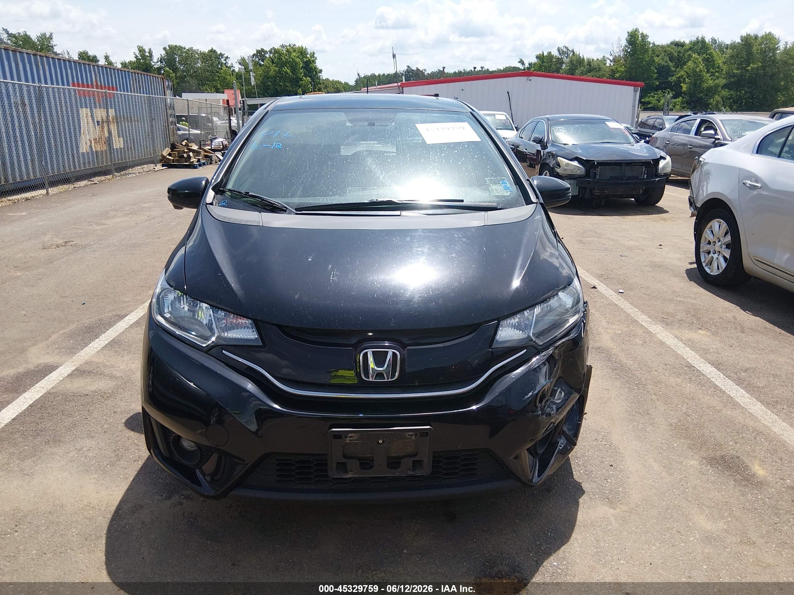 2015 Honda Fit Ex/ex-l Black vin: 3HGGK5H84FM750847