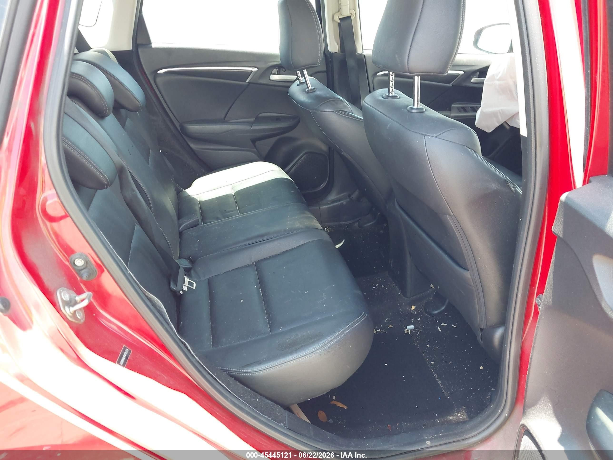 2015 Honda Fit Ex/ex-l Red vin: 3HGGK5H84FM755319
