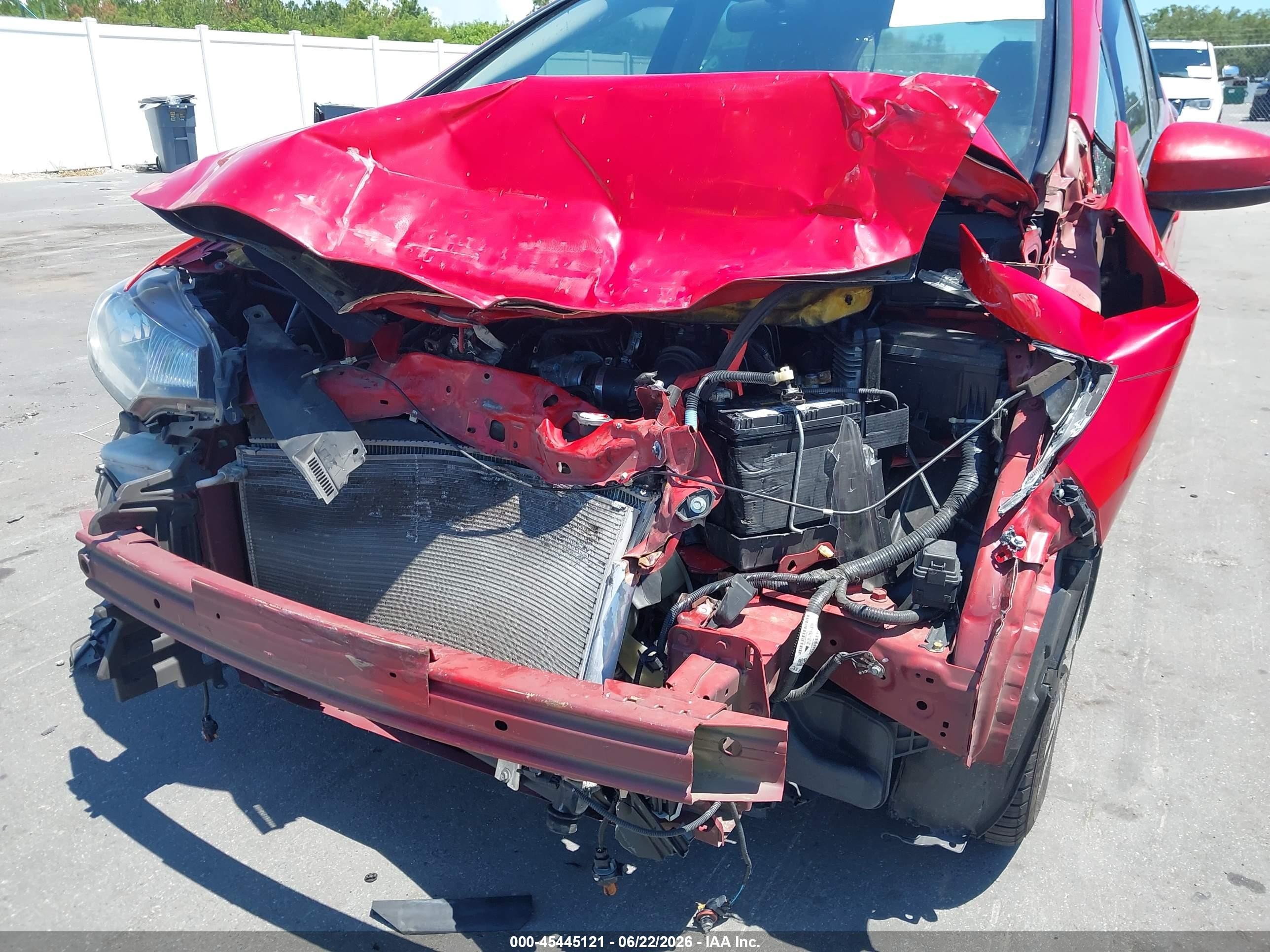 2015 Honda Fit Ex/ex-l Red vin: 3HGGK5H84FM755319