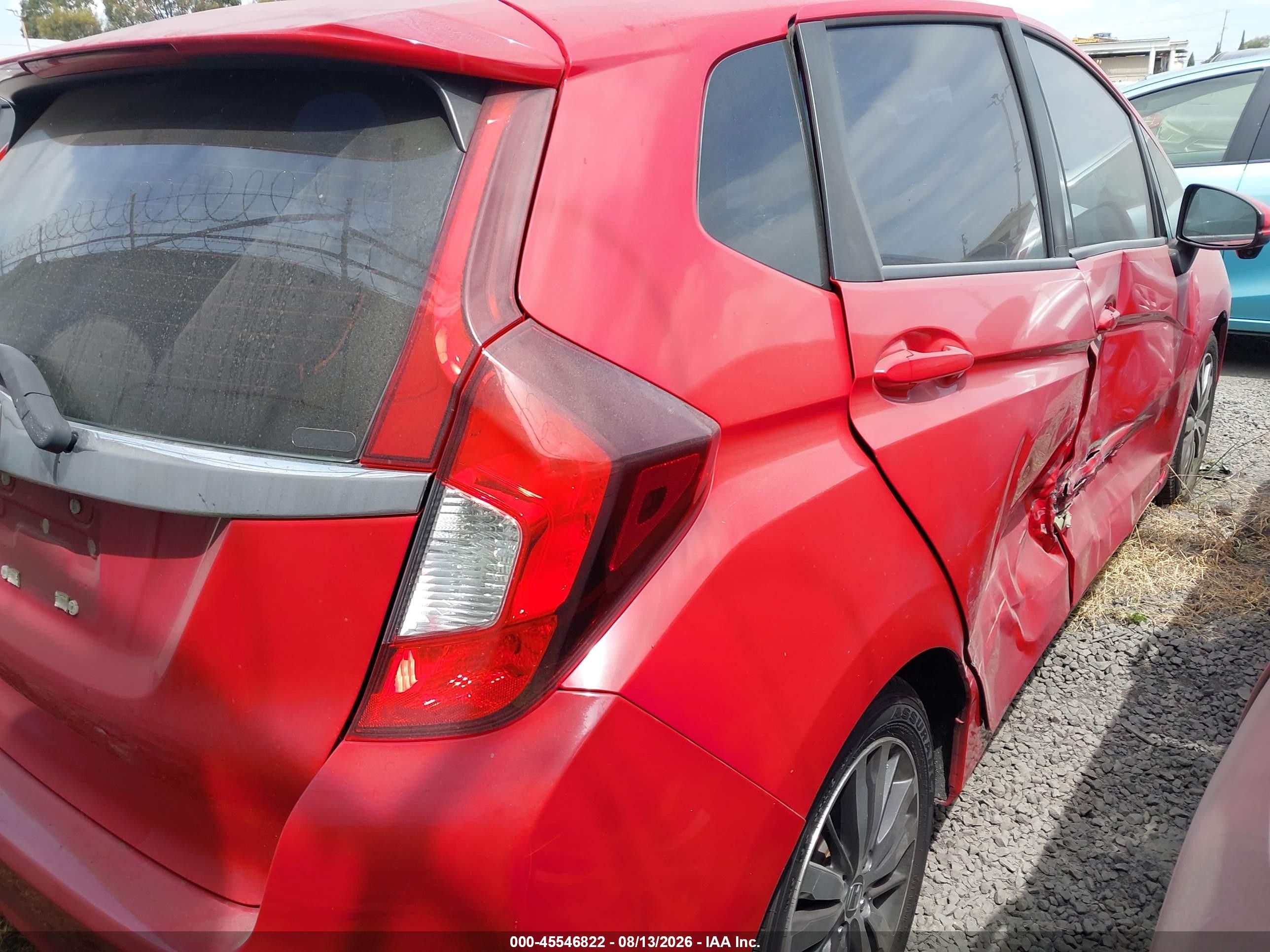 2015 Honda Fit Ex/ex-l Red vin: 3HGGK5H84FM759354