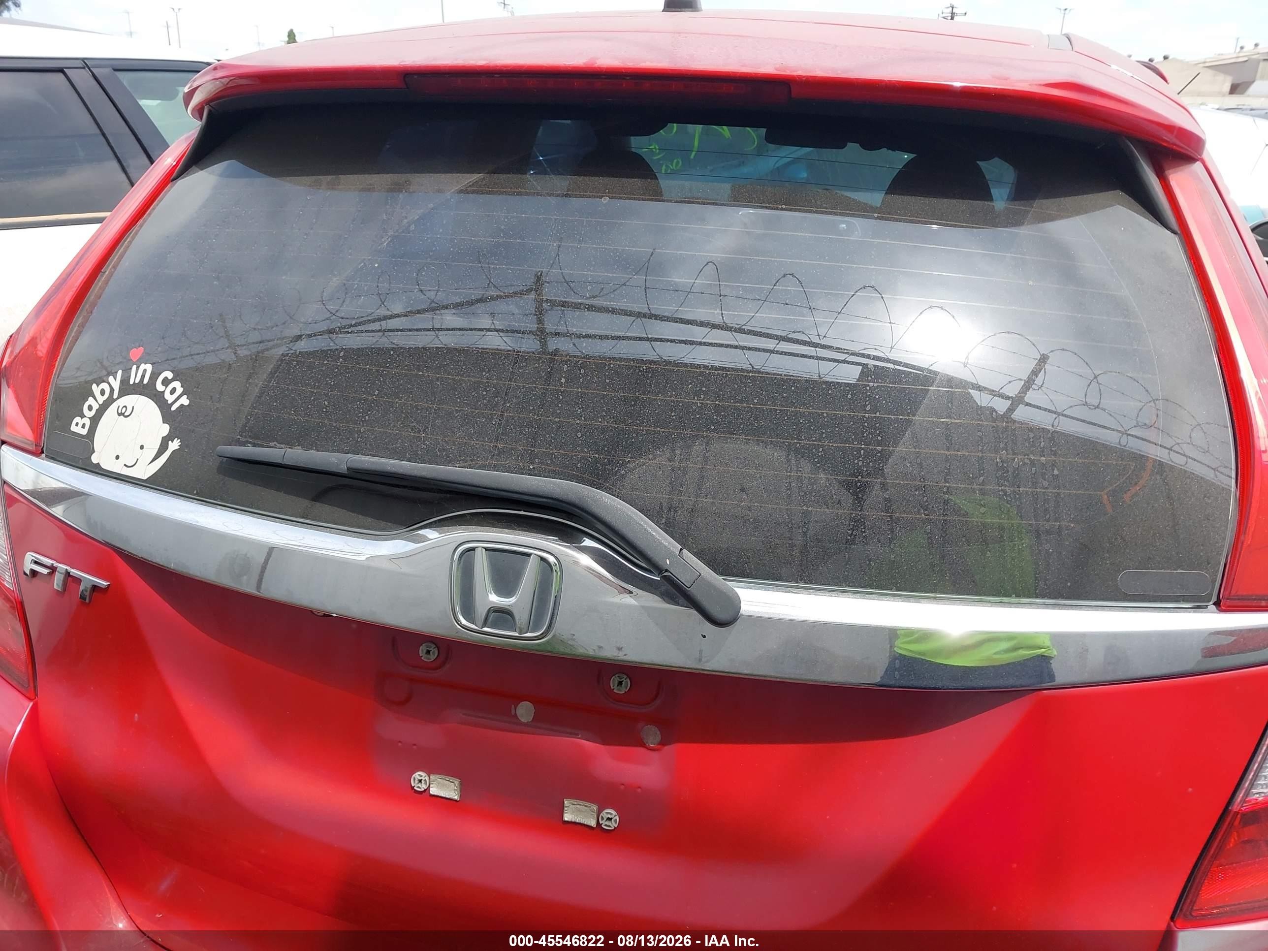2015 Honda Fit Ex/ex-l Red vin: 3HGGK5H84FM759354