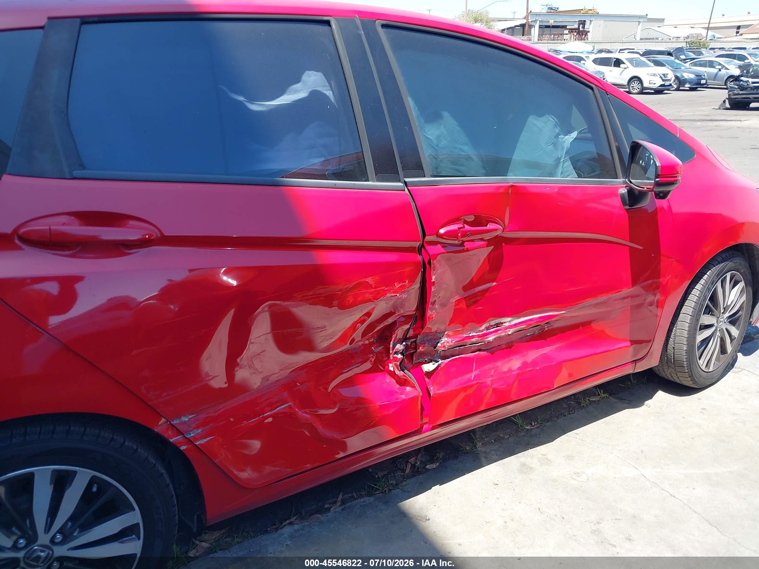 2015 Honda Fit Ex/ex-l Red vin: 3HGGK5H84FM759354