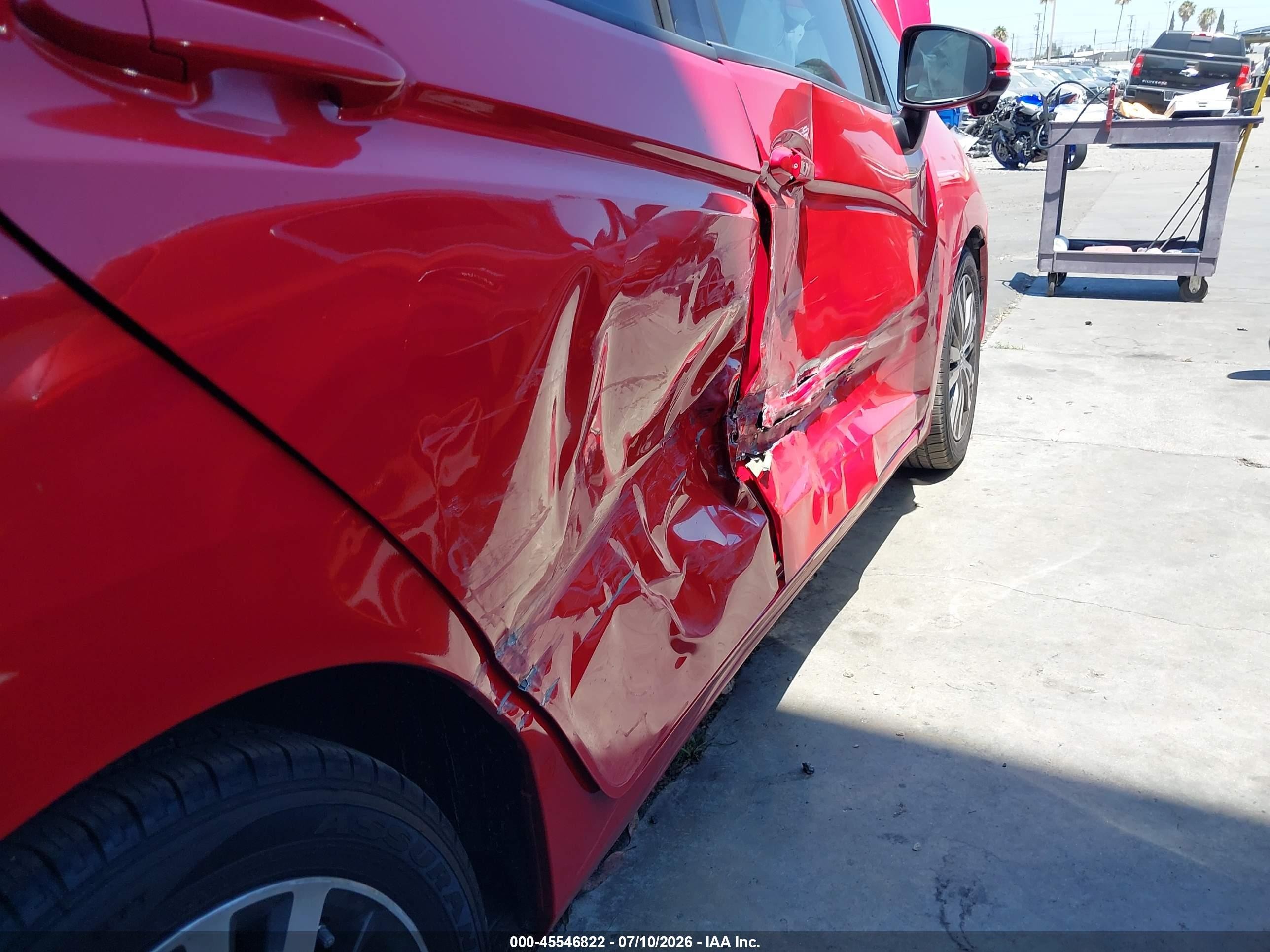2015 Honda Fit Ex/ex-l Red vin: 3HGGK5H84FM759354