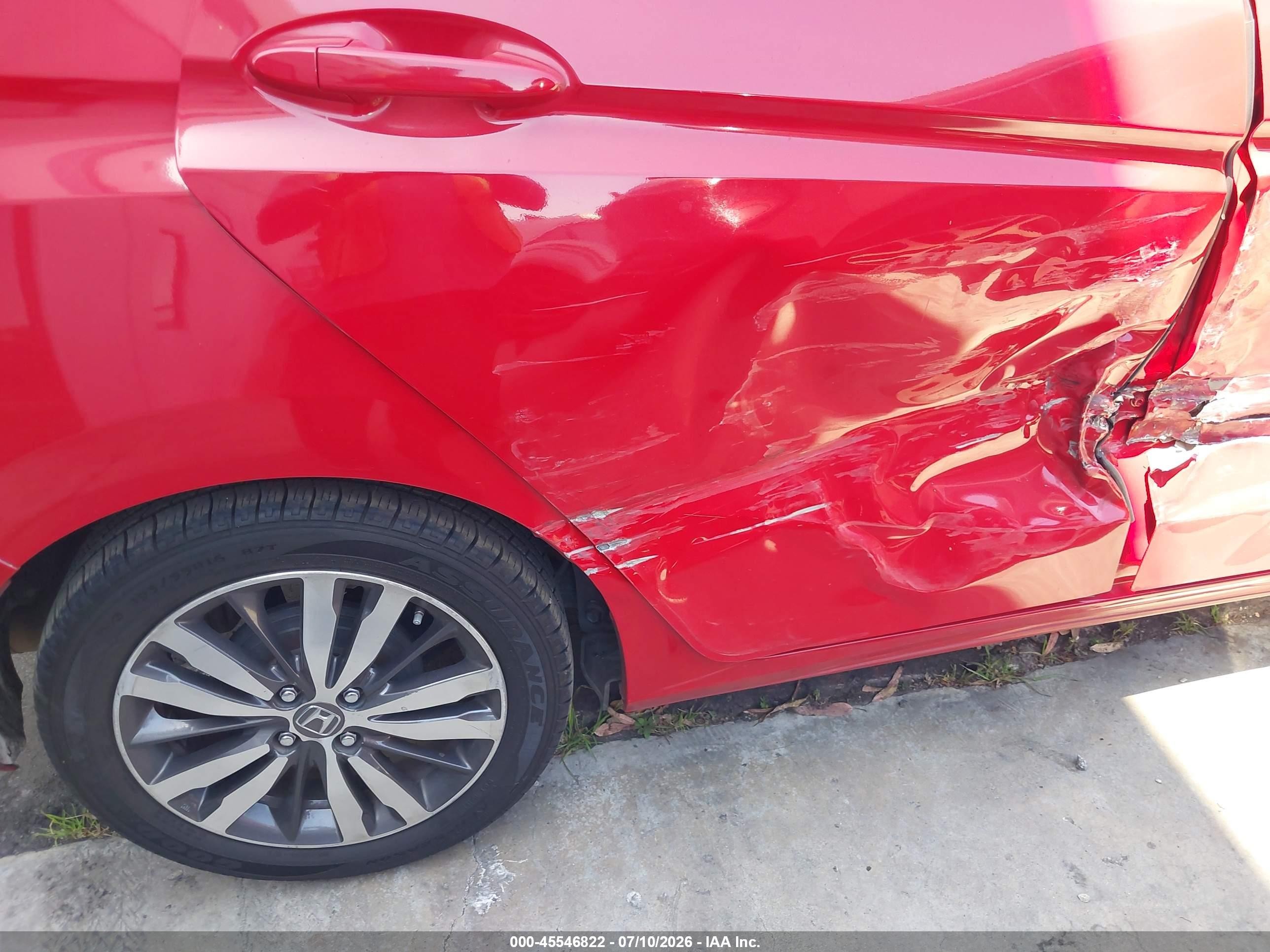 2015 Honda Fit Ex/ex-l Red vin: 3HGGK5H84FM759354