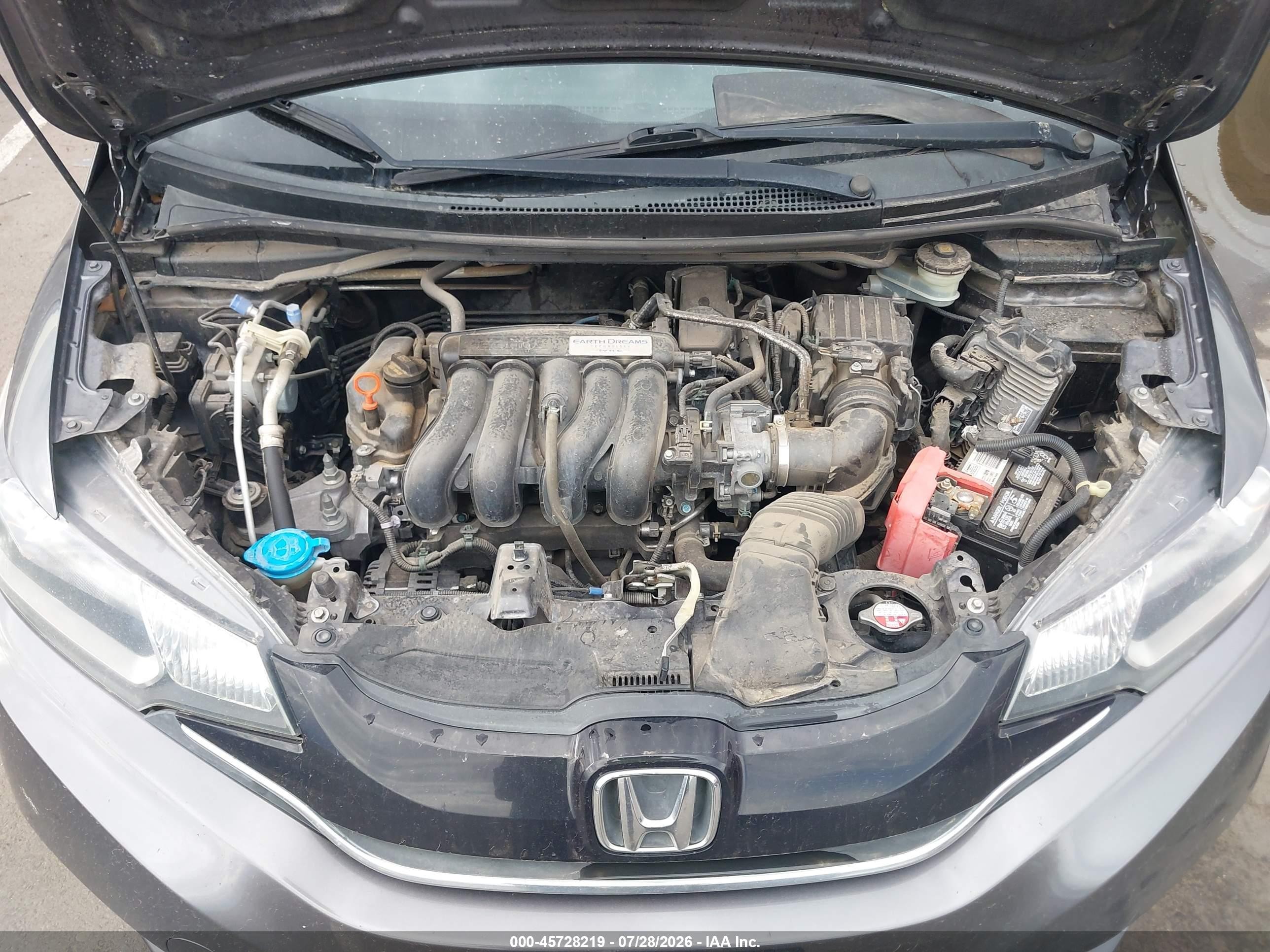 2015 Honda Fit Ex/ex-l Gray vin: 3HGGK5H84FM770953