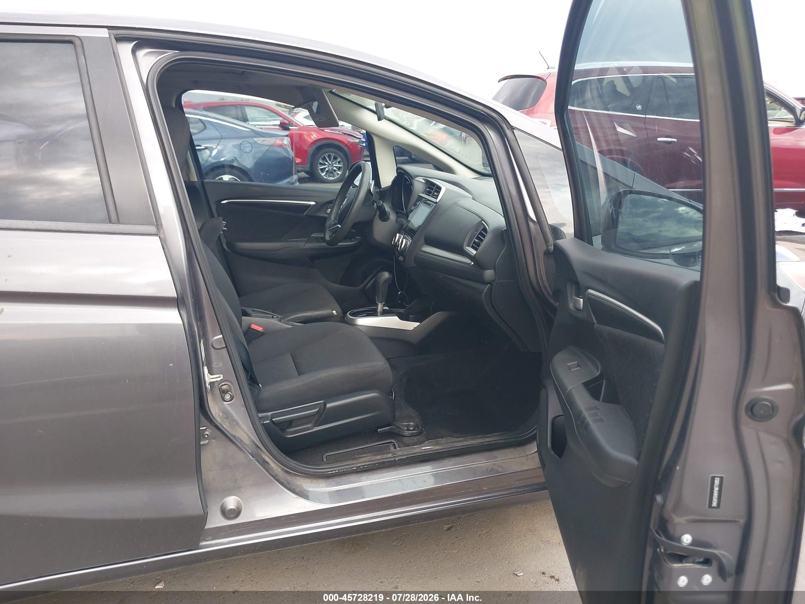 2015 Honda Fit Ex/ex-l Gray vin: 3HGGK5H84FM770953