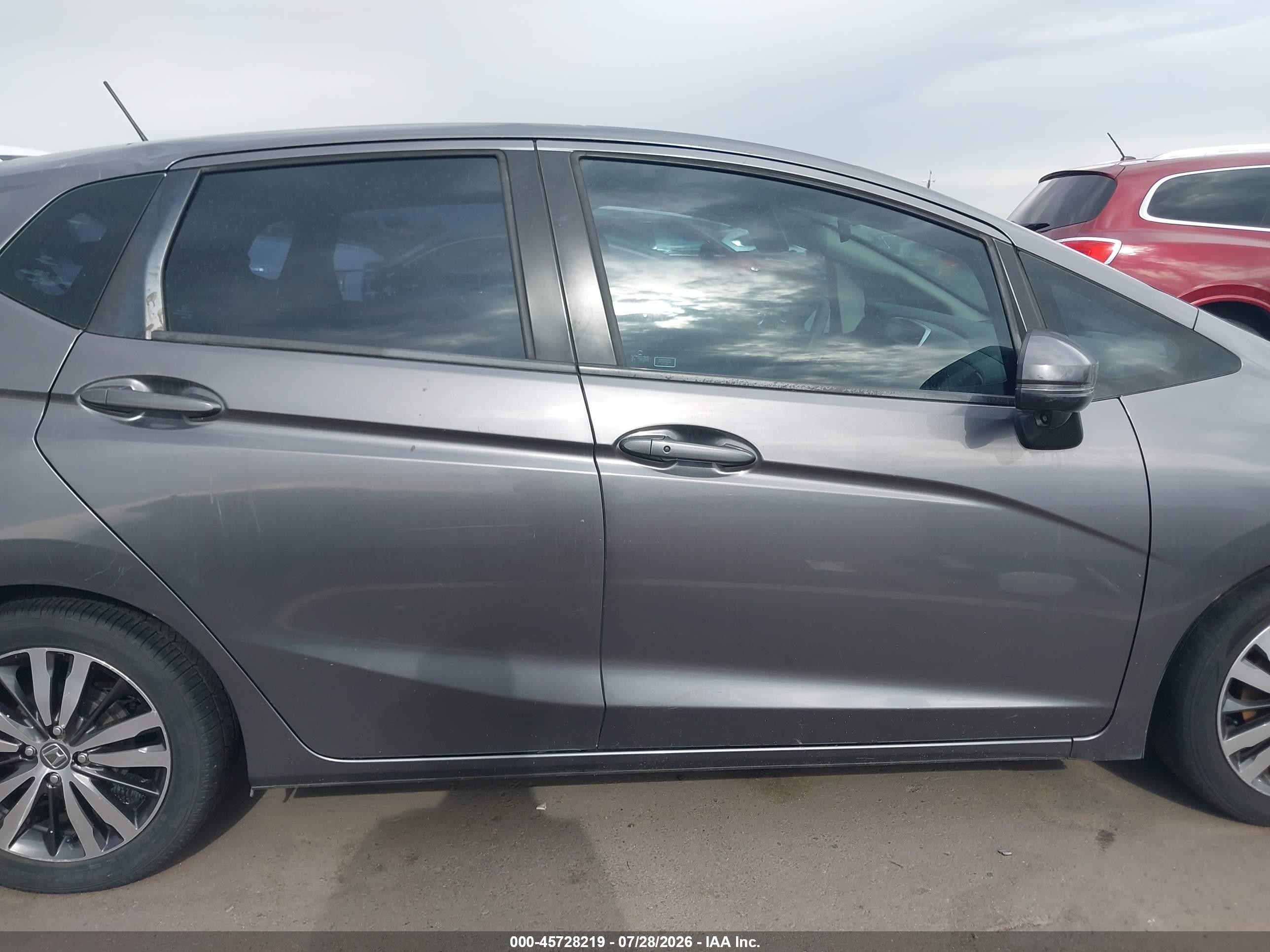2015 Honda Fit Ex/ex-l Gray vin: 3HGGK5H84FM770953