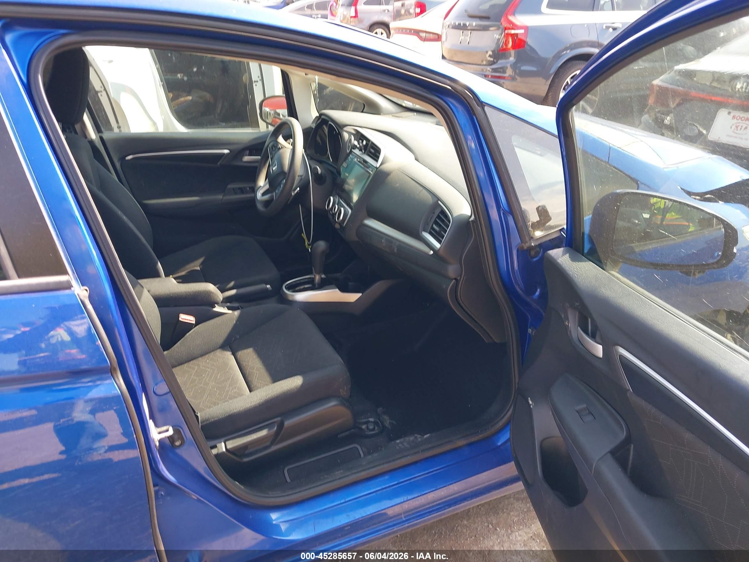 2015 Honda Fit Ex/ex-l Синий vin: 3HGGK5H84FM771200