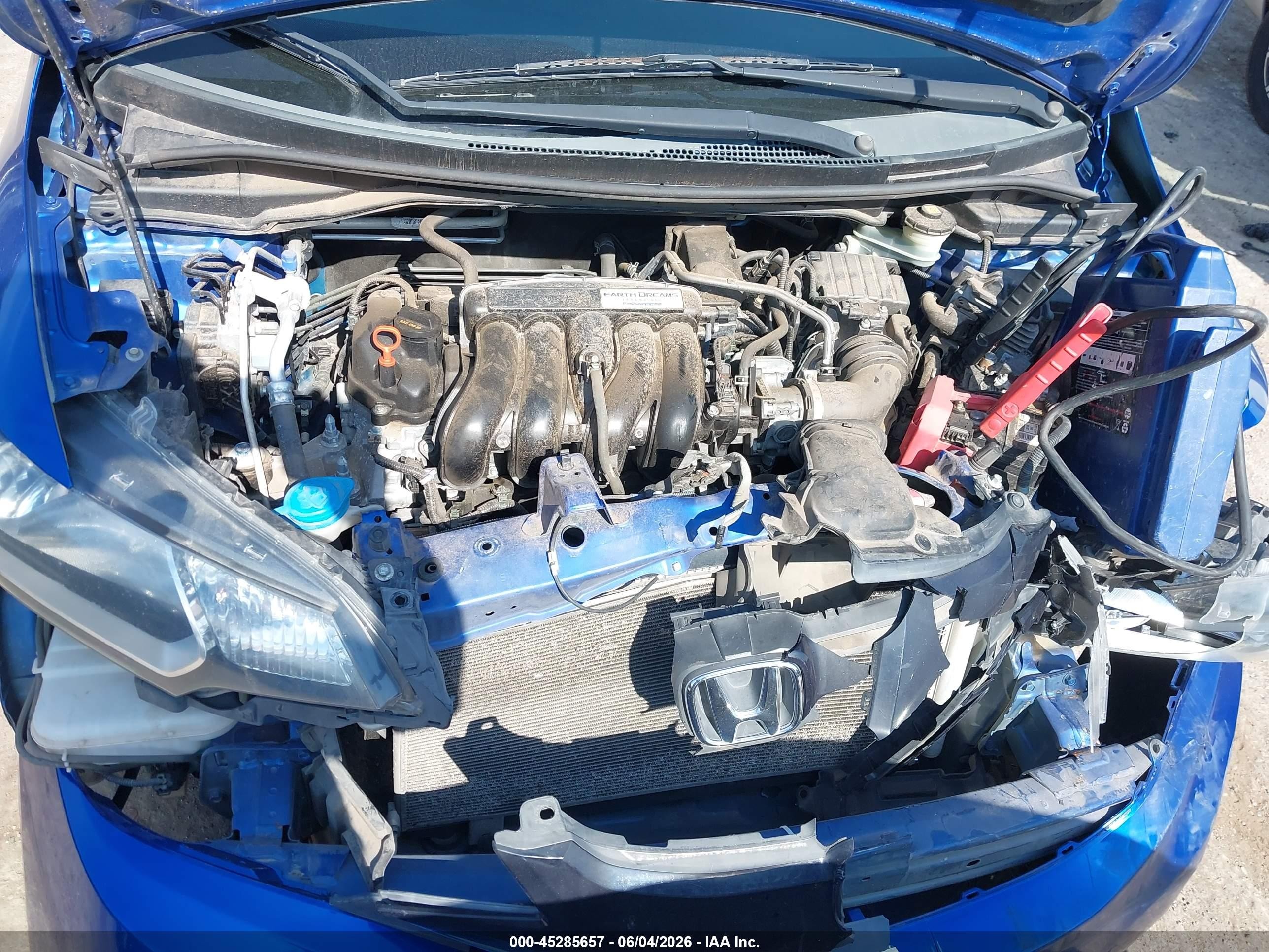 2015 Honda Fit Ex/ex-l Синий vin: 3HGGK5H84FM771200