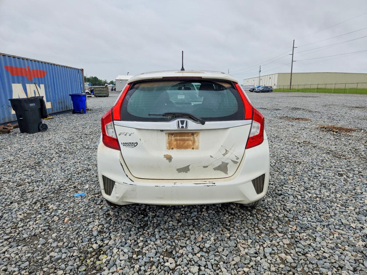 2015 Honda Fit Ex White vin: 3HGGK5H84FM771259