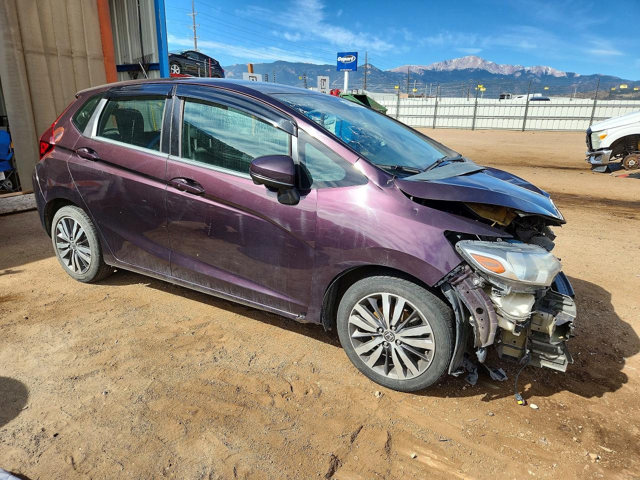 2015 Honda Fit Ex Purple vin: 3HGGK5H84FM774405