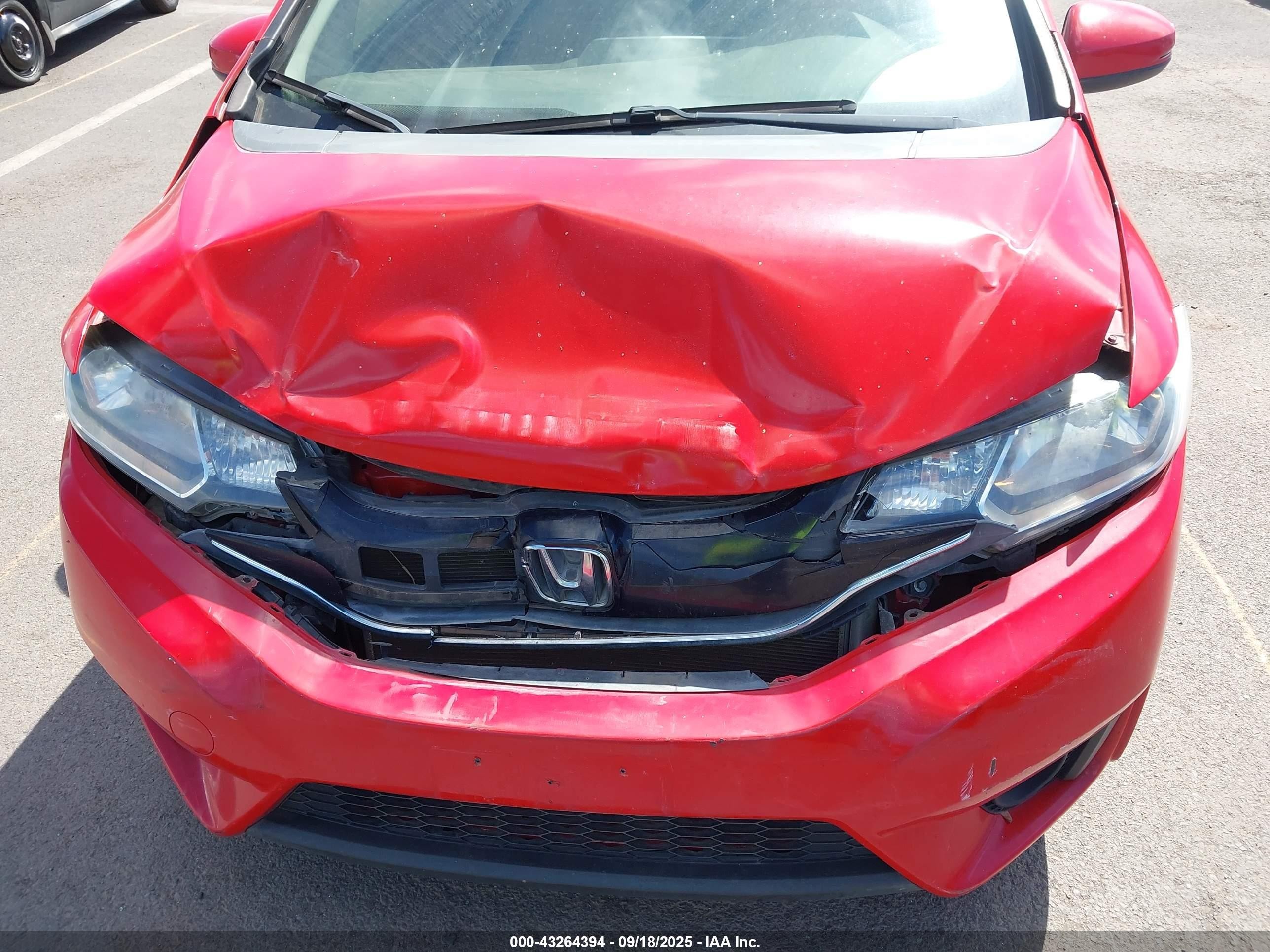 2015 Honda Fit Ex/ex-l Красный vin: 3HGGK5H84FM774534