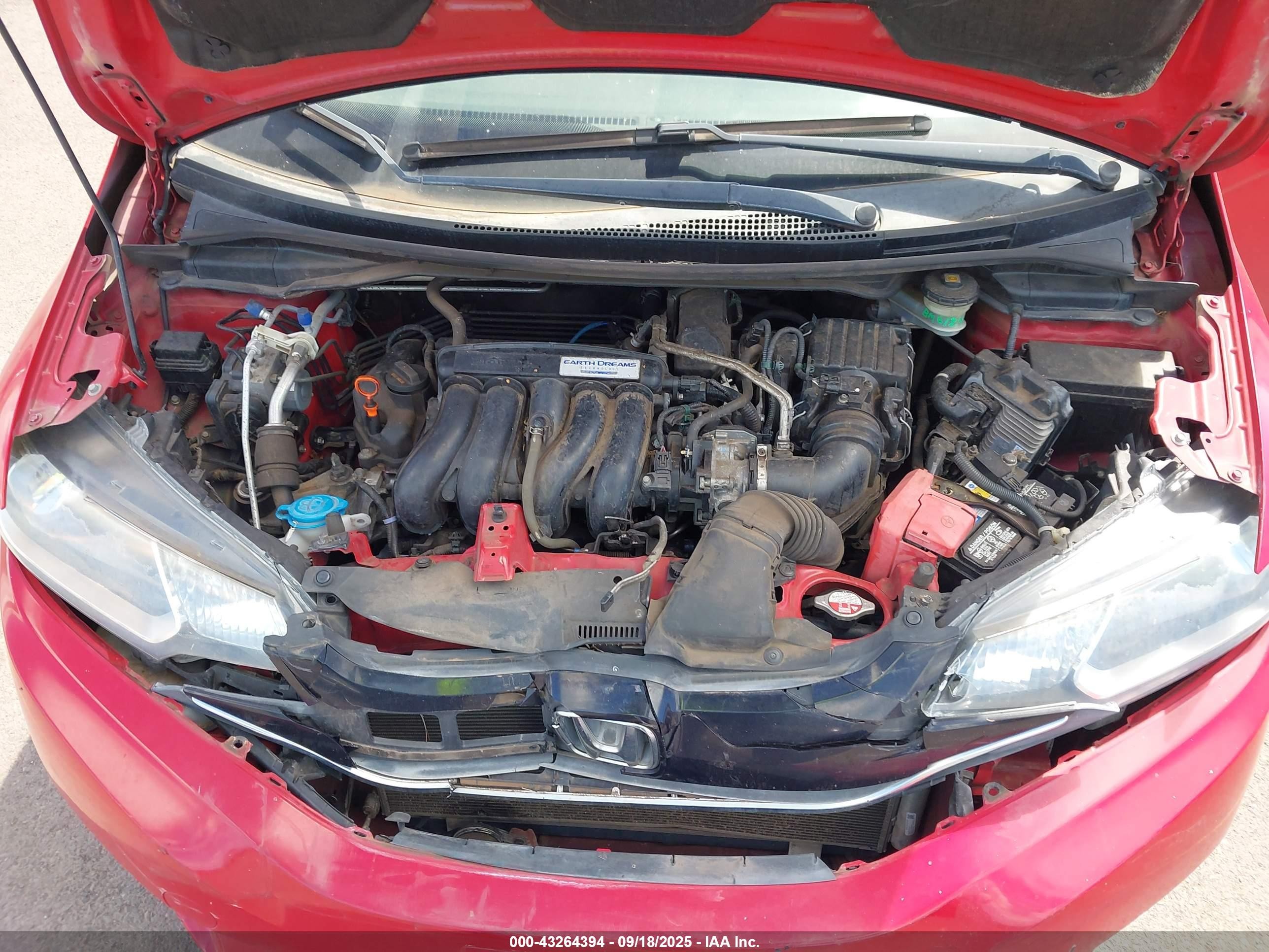 2015 Honda Fit Ex/ex-l Красный vin: 3HGGK5H84FM774534