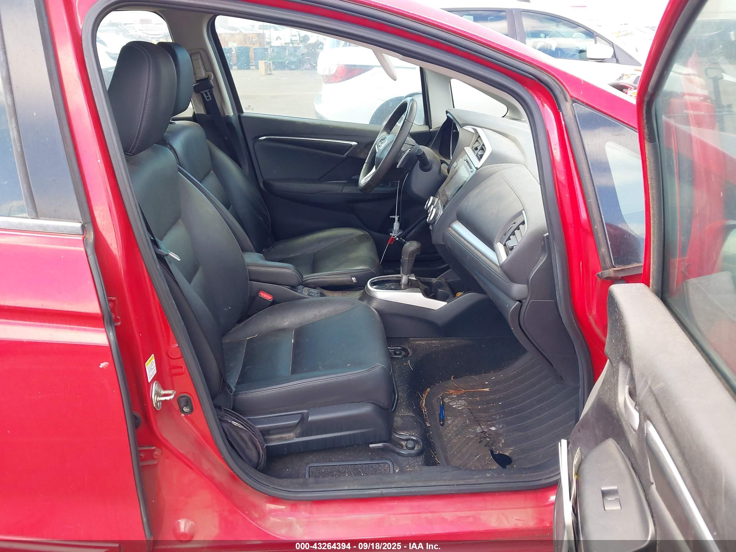 2015 Honda Fit Ex/ex-l Красный vin: 3HGGK5H84FM774534
