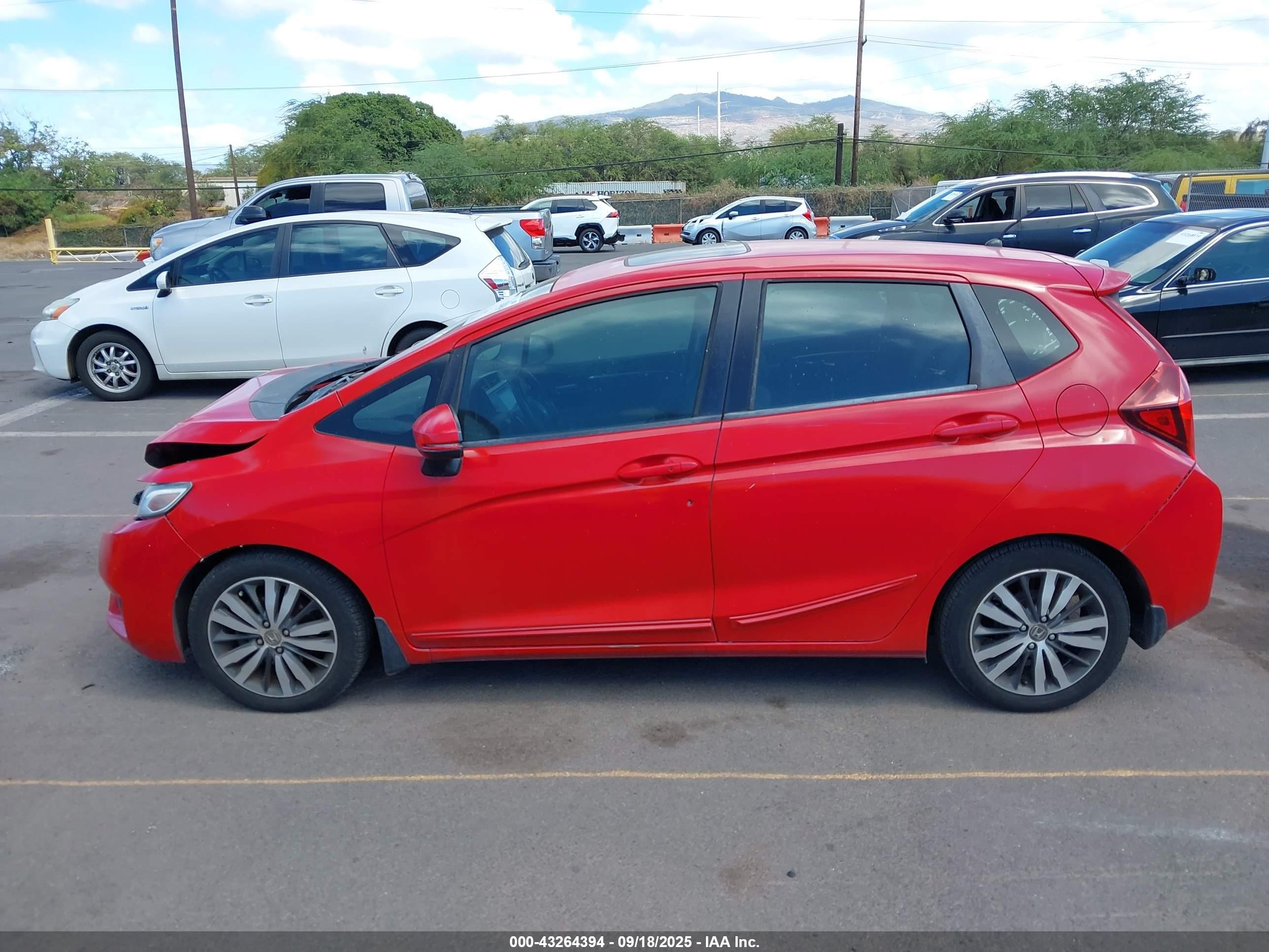 2015 Honda Fit Ex/ex-l Красный vin: 3HGGK5H84FM774534