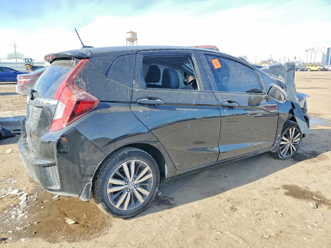 2015 Honda Fit Ex Black vin: 3HGGK5H84FM785534