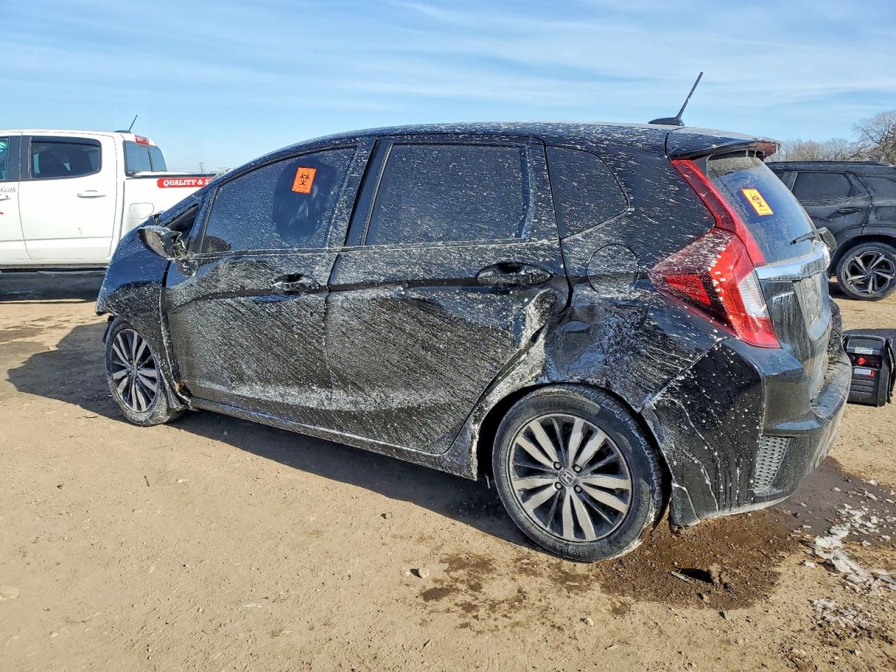 2015 Honda Fit Ex Black vin: 3HGGK5H84FM785534
