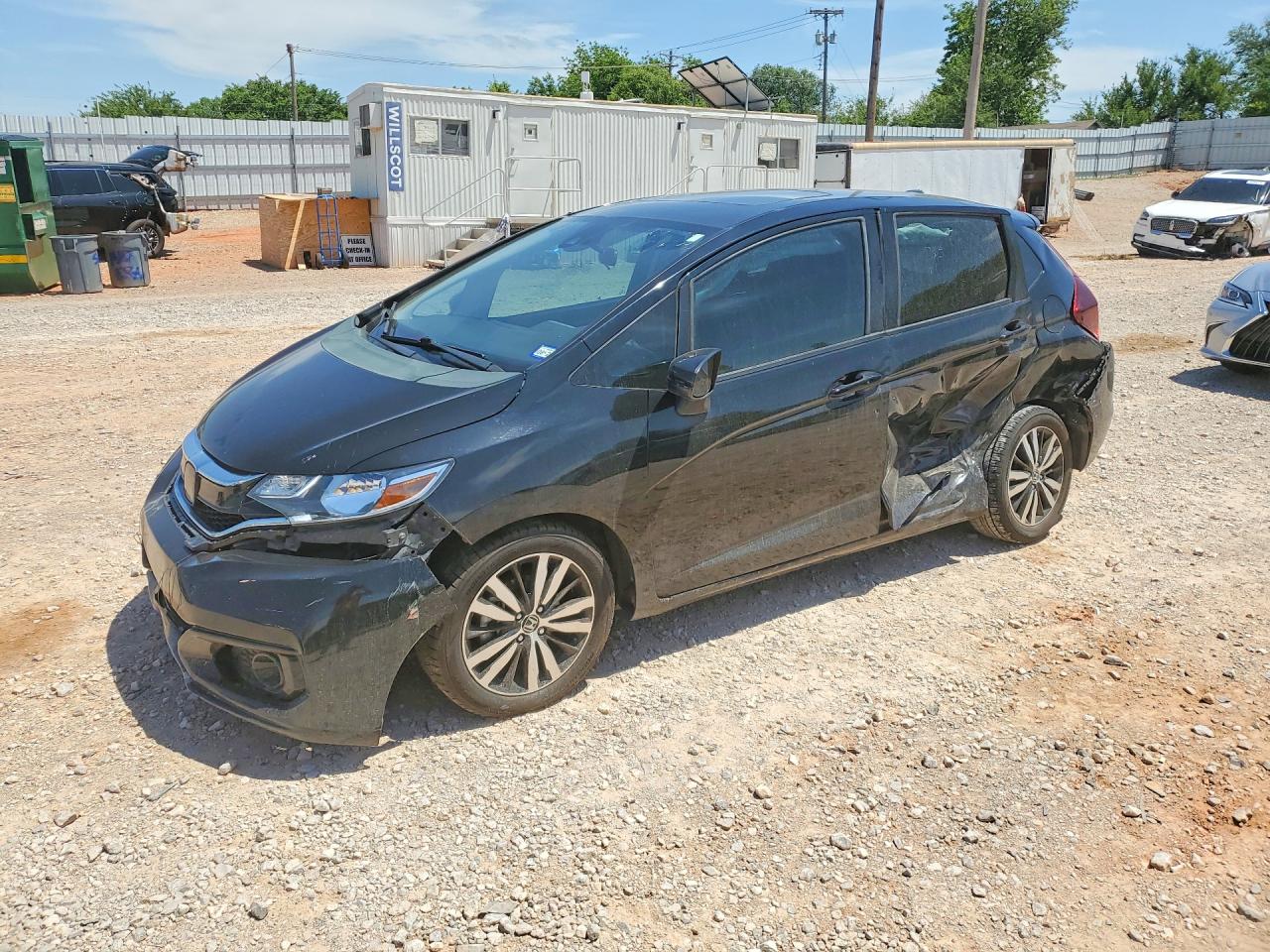 2019 Honda Fit Ex Black vin: 3HGGK5H84KM711475
