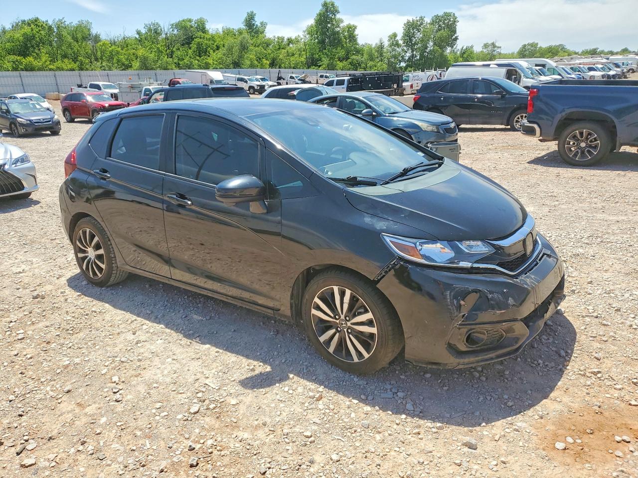 2019 Honda Fit Ex Black vin: 3HGGK5H84KM711475