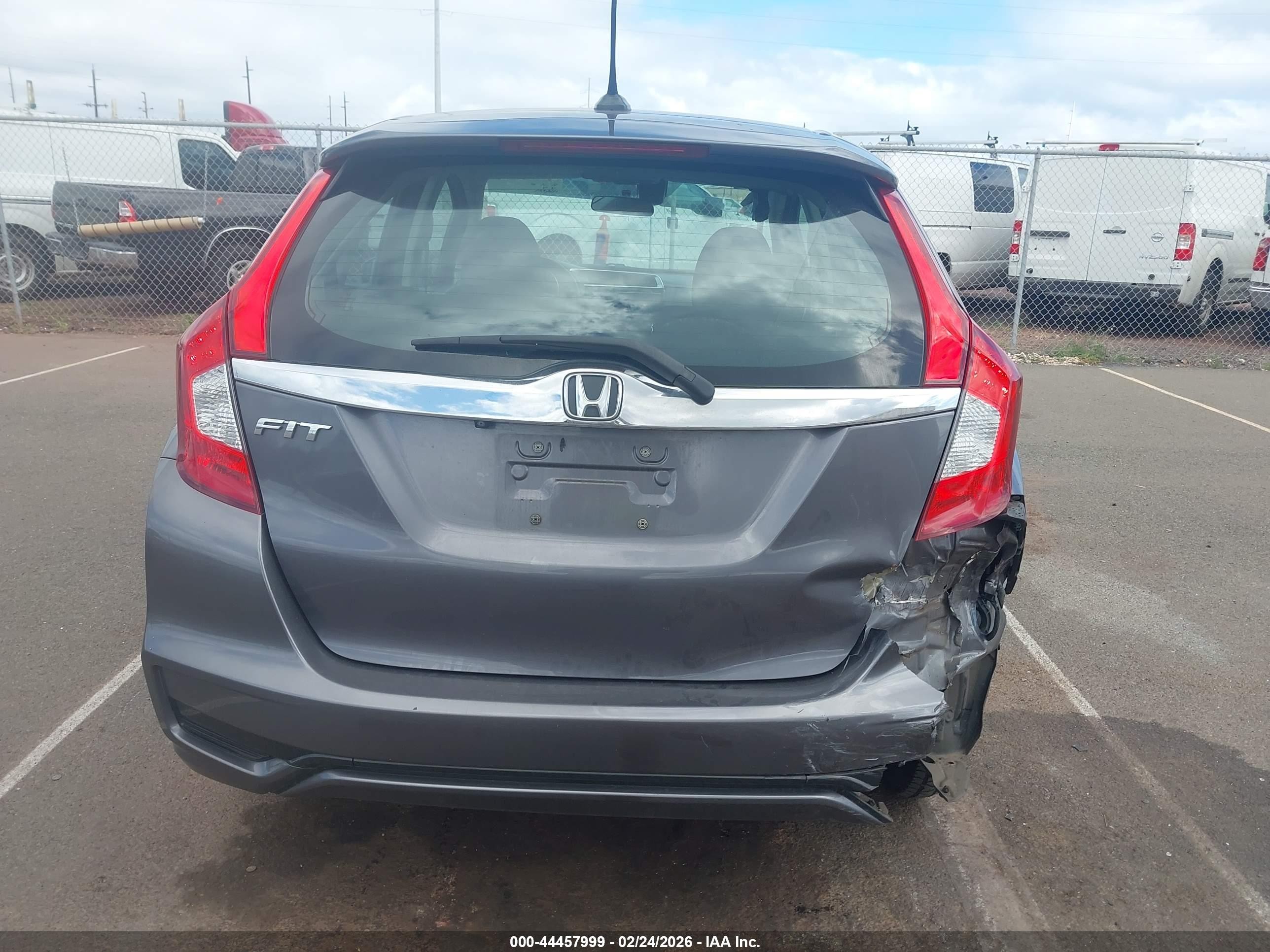 2020 Honda Fit Ex Gray vin: 3HGGK5H84LM705791
