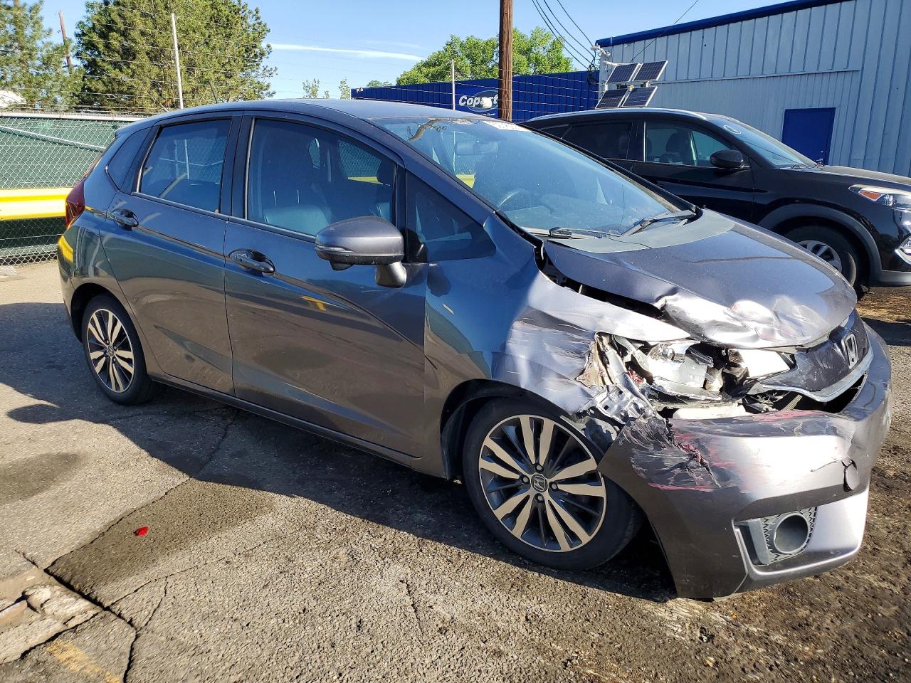 2015 Honda Fit Ex Серый vin: 3HGGK5H85FM708283
