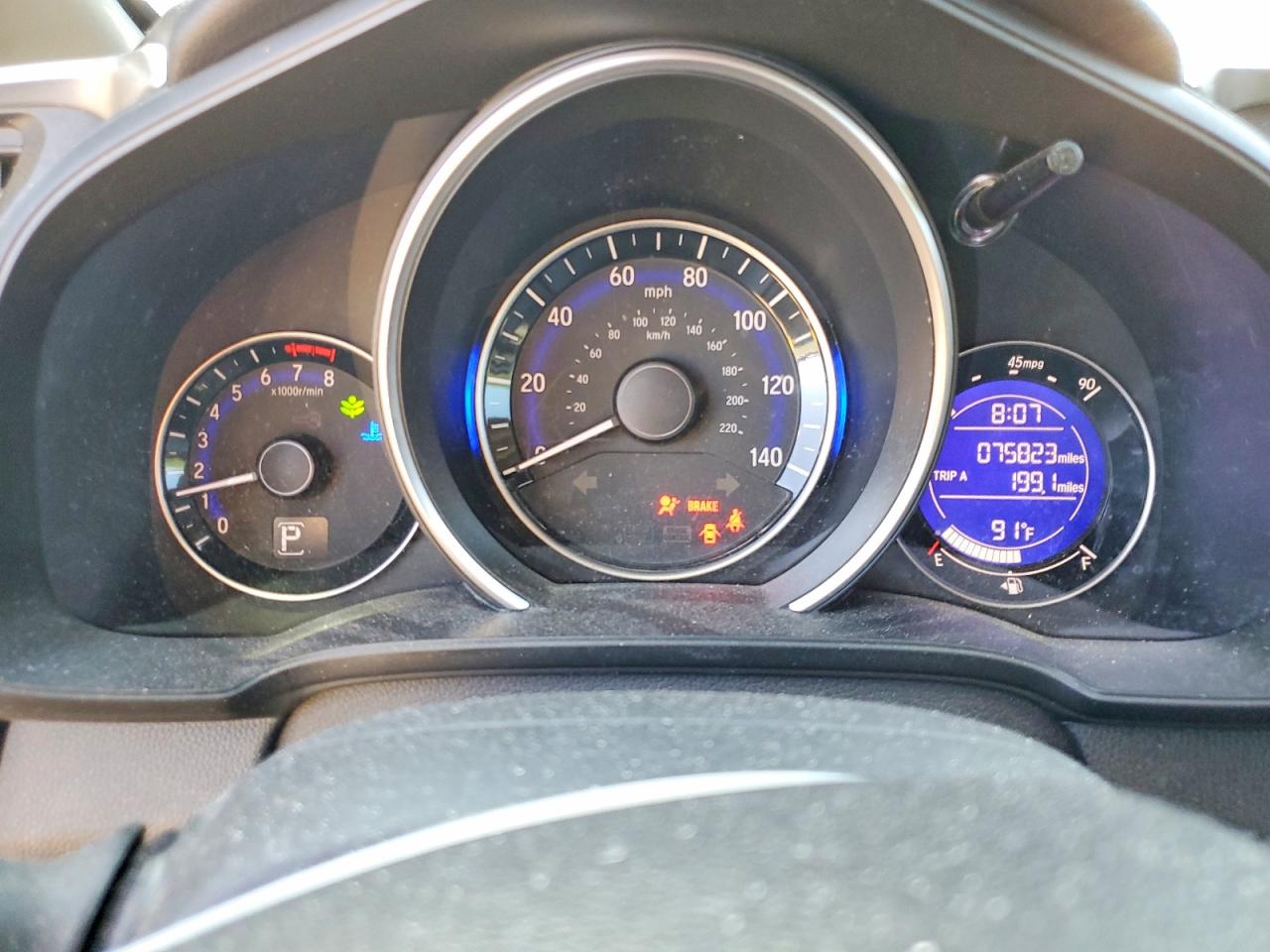 2015 Honda Fit Ex Серый vin: 3HGGK5H85FM708283