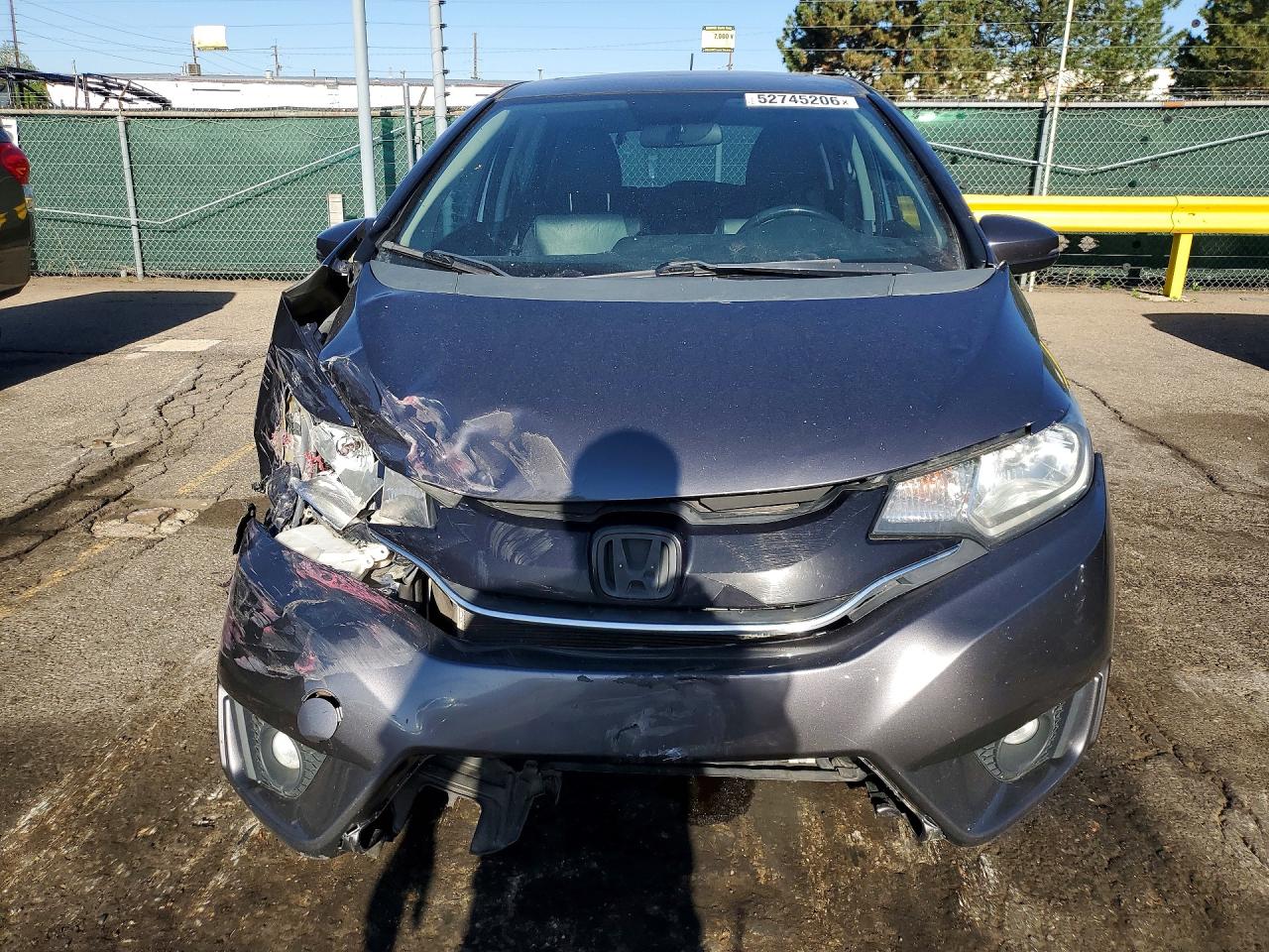 2015 Honda Fit Ex Серый vin: 3HGGK5H85FM708283