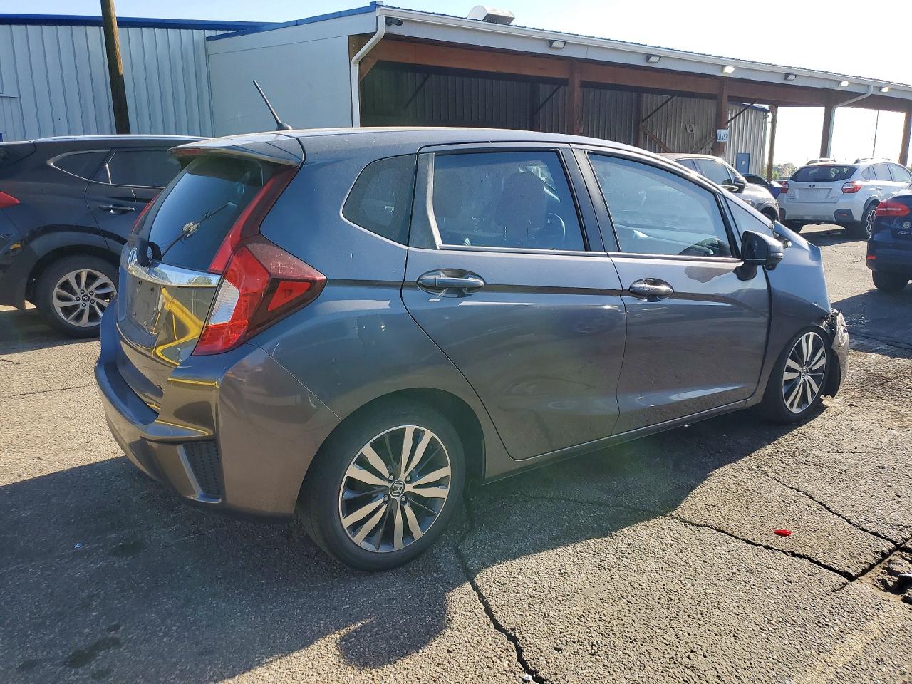 2015 Honda Fit Ex Серый vin: 3HGGK5H85FM708283