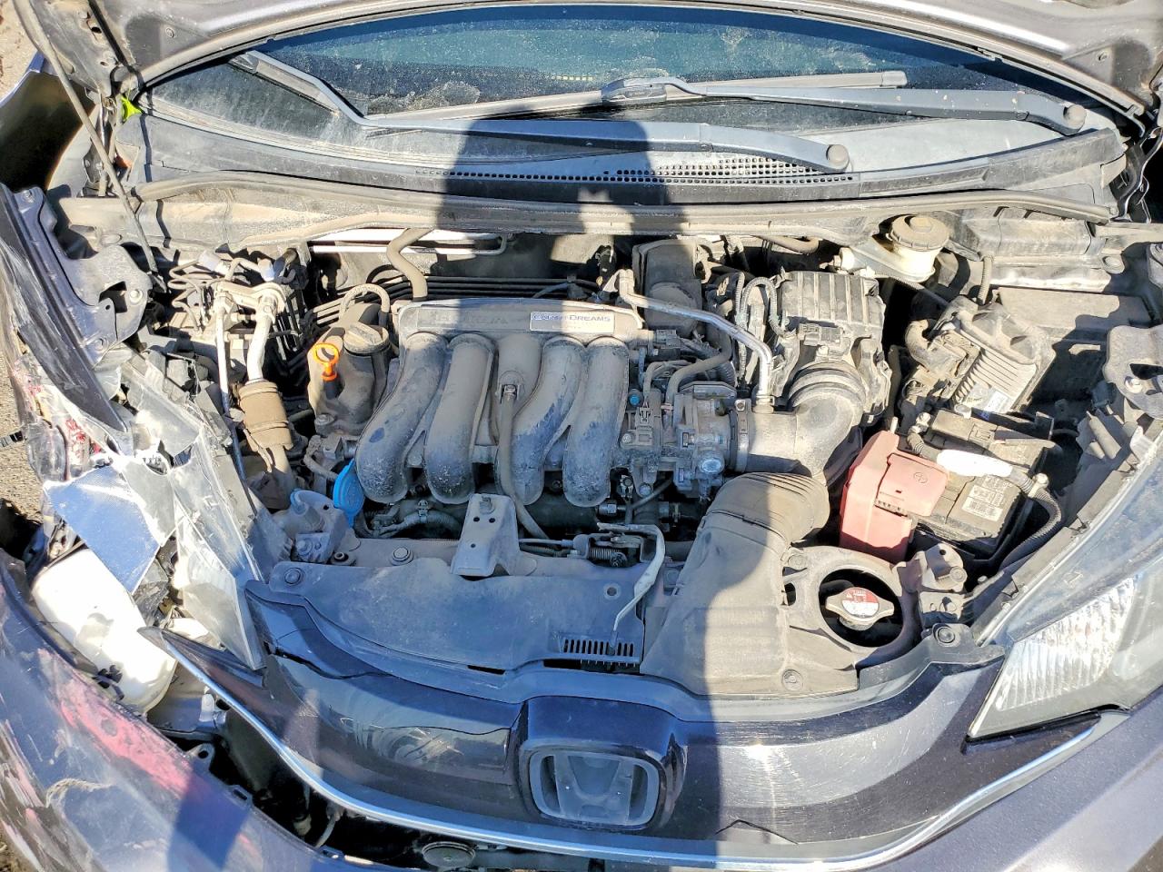2015 Honda Fit Ex Серый vin: 3HGGK5H85FM708283