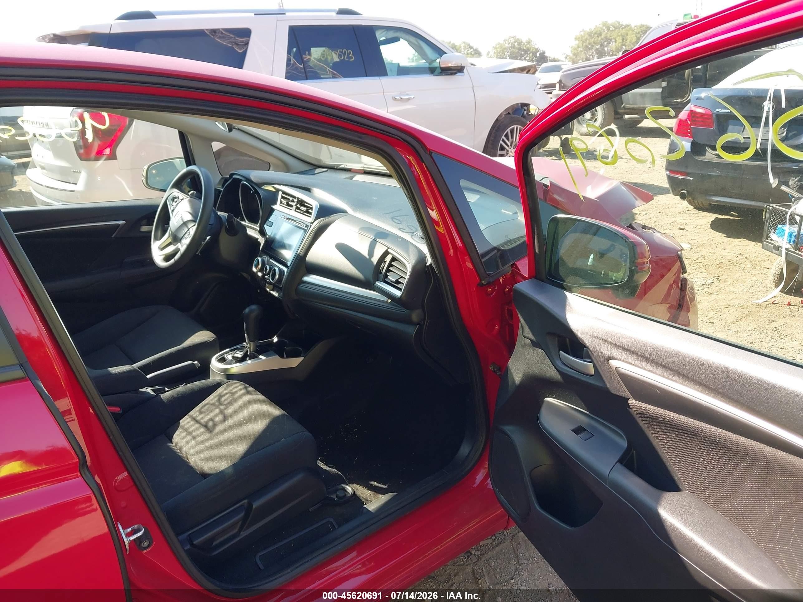 2015 Honda Fit Ex/ex-l Red vin: 3HGGK5H85FM711071