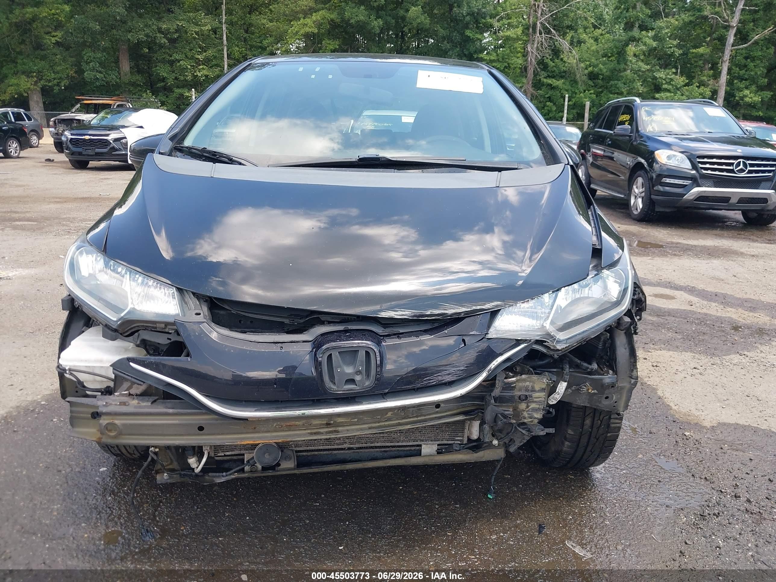 2015 Honda Fit Ex/ex-l Black vin: 3HGGK5H85FM715668