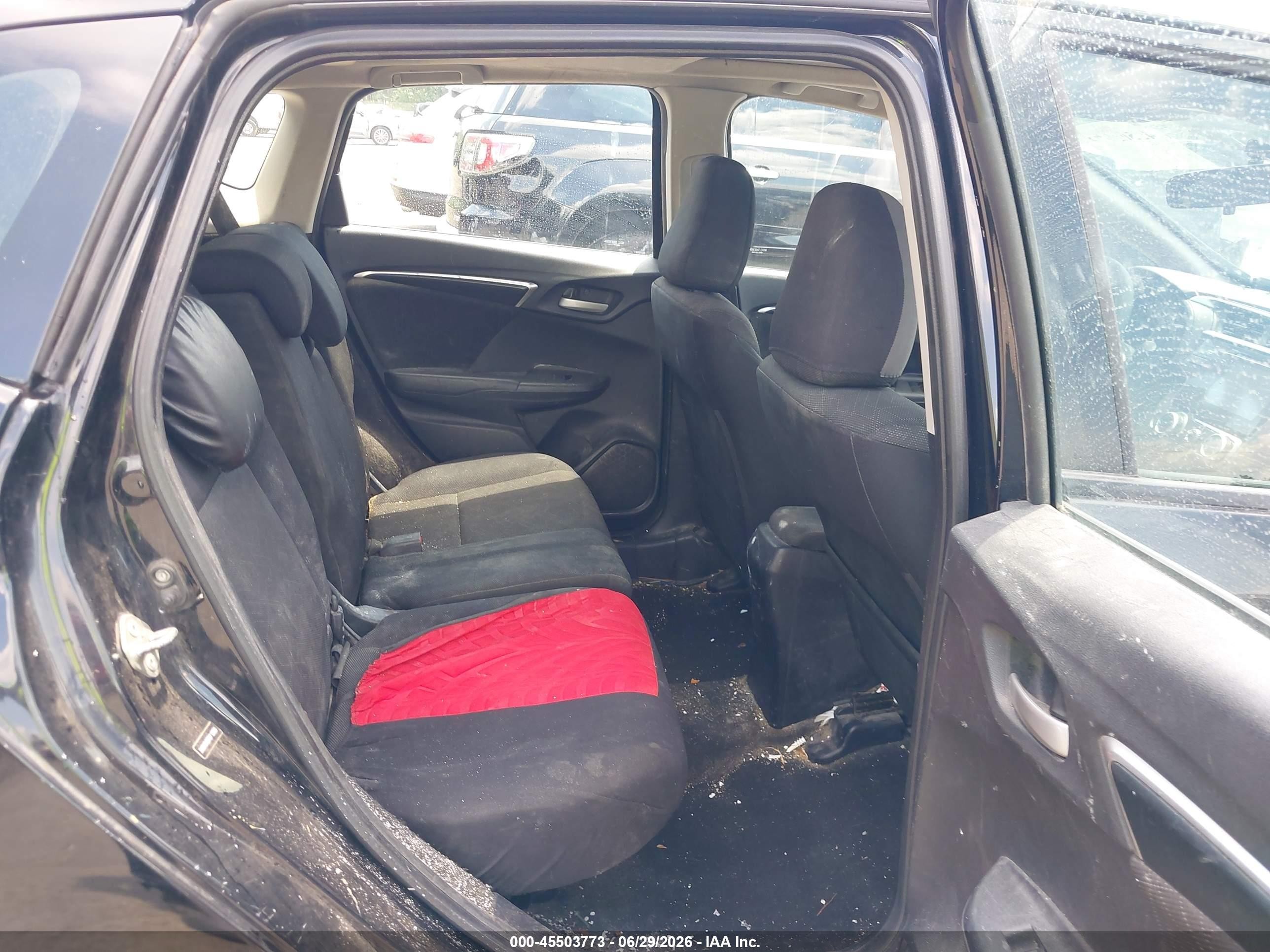 2015 Honda Fit Ex/ex-l Black vin: 3HGGK5H85FM715668