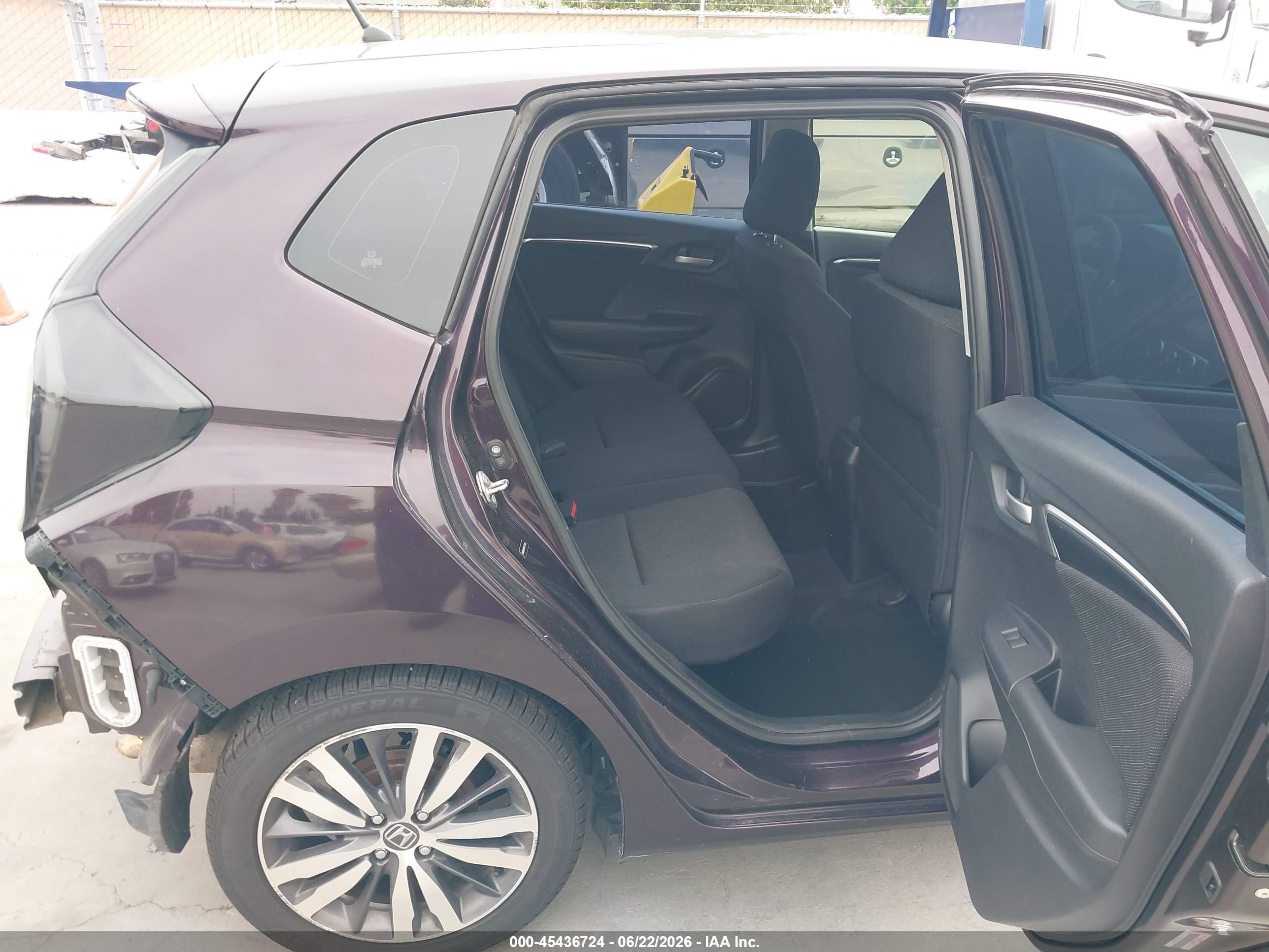 2015 Honda Fit Ex/ex-l Purple vin: 3HGGK5H85FM717484