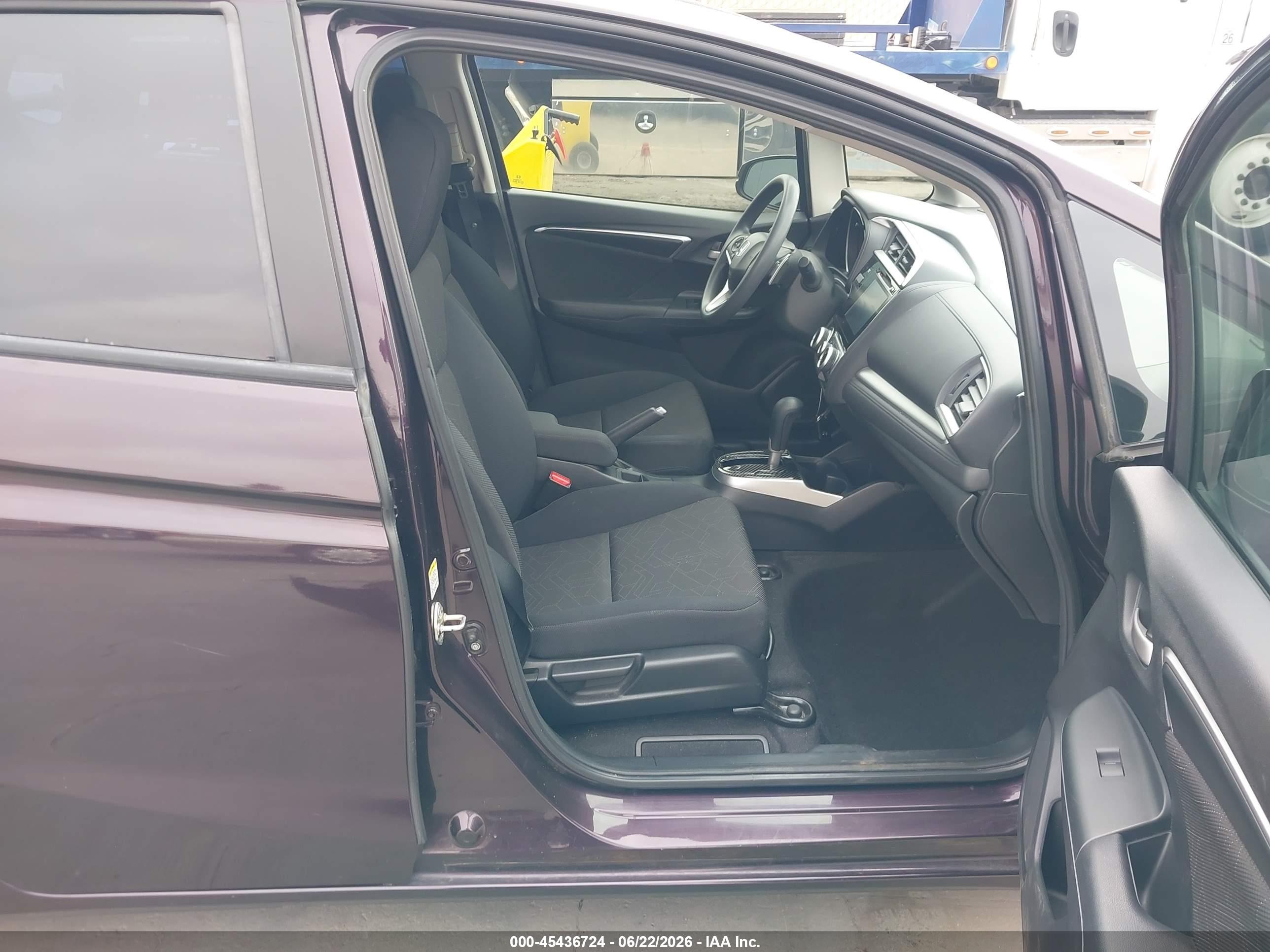 2015 Honda Fit Ex/ex-l Purple vin: 3HGGK5H85FM717484