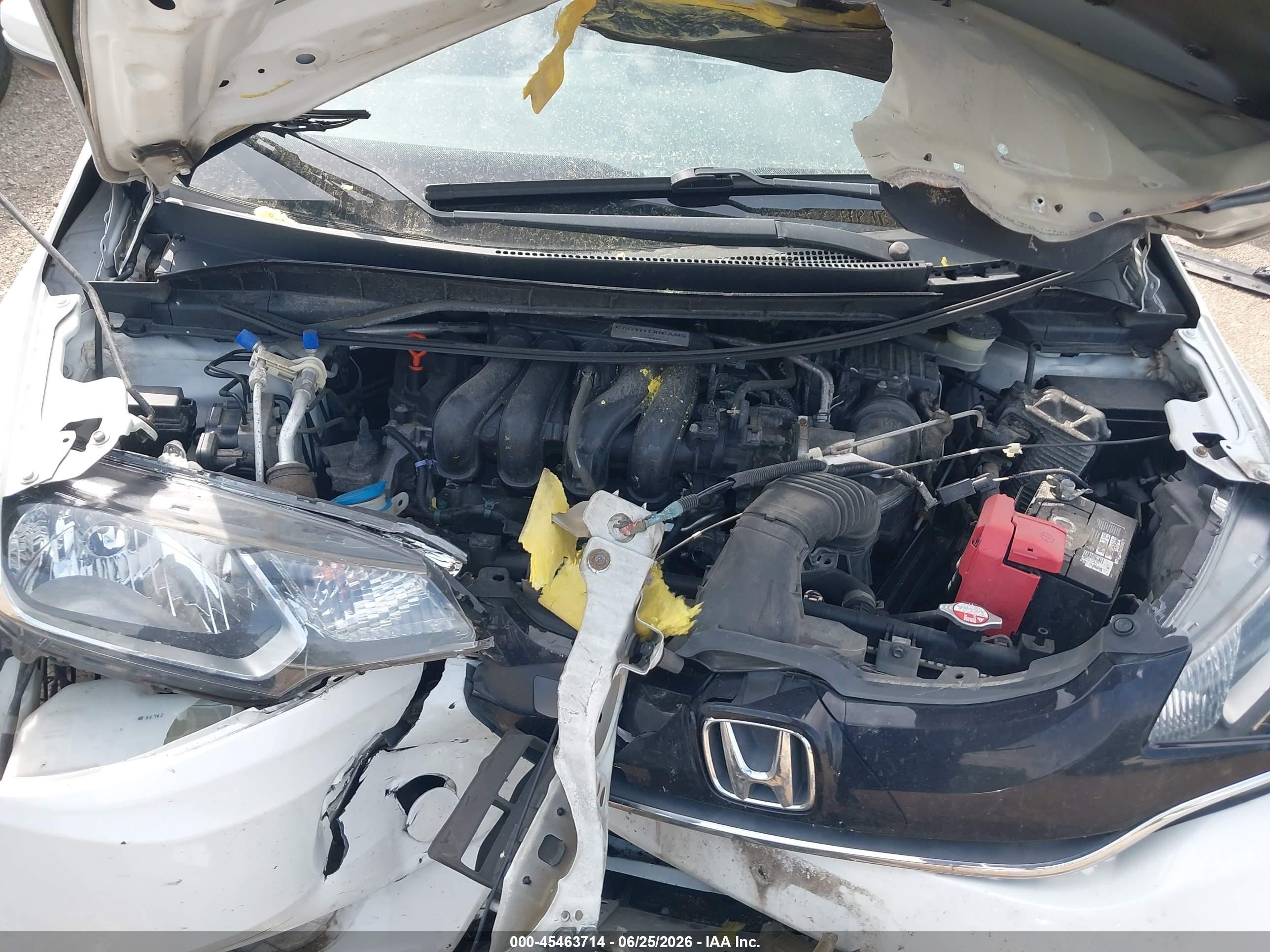 2015 Honda Fit Ex/ex-l White vin: 3HGGK5H85FM718649