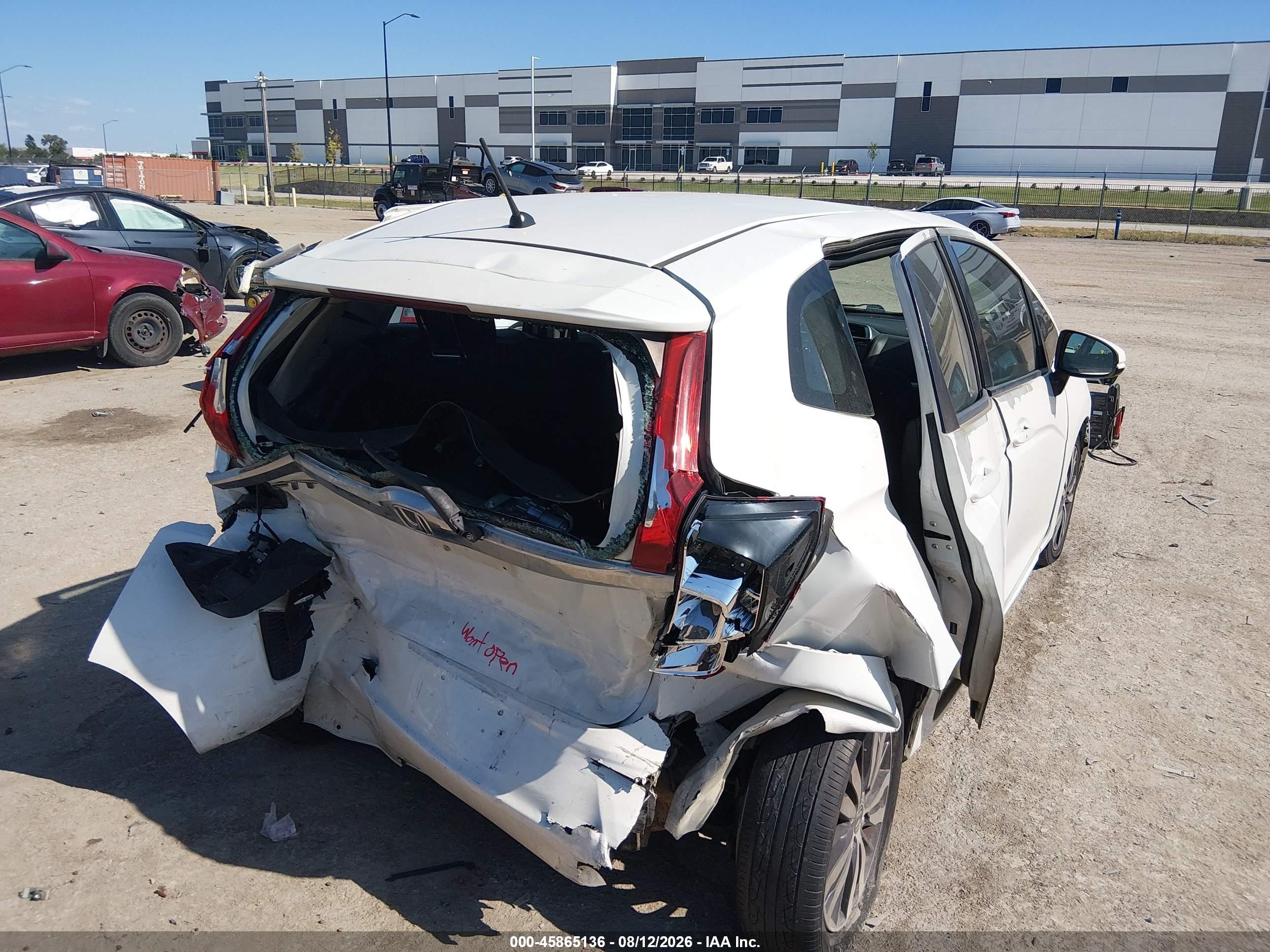 2015 Honda Fit Ex/ex-l Белый vin: 3HGGK5H85FM722622