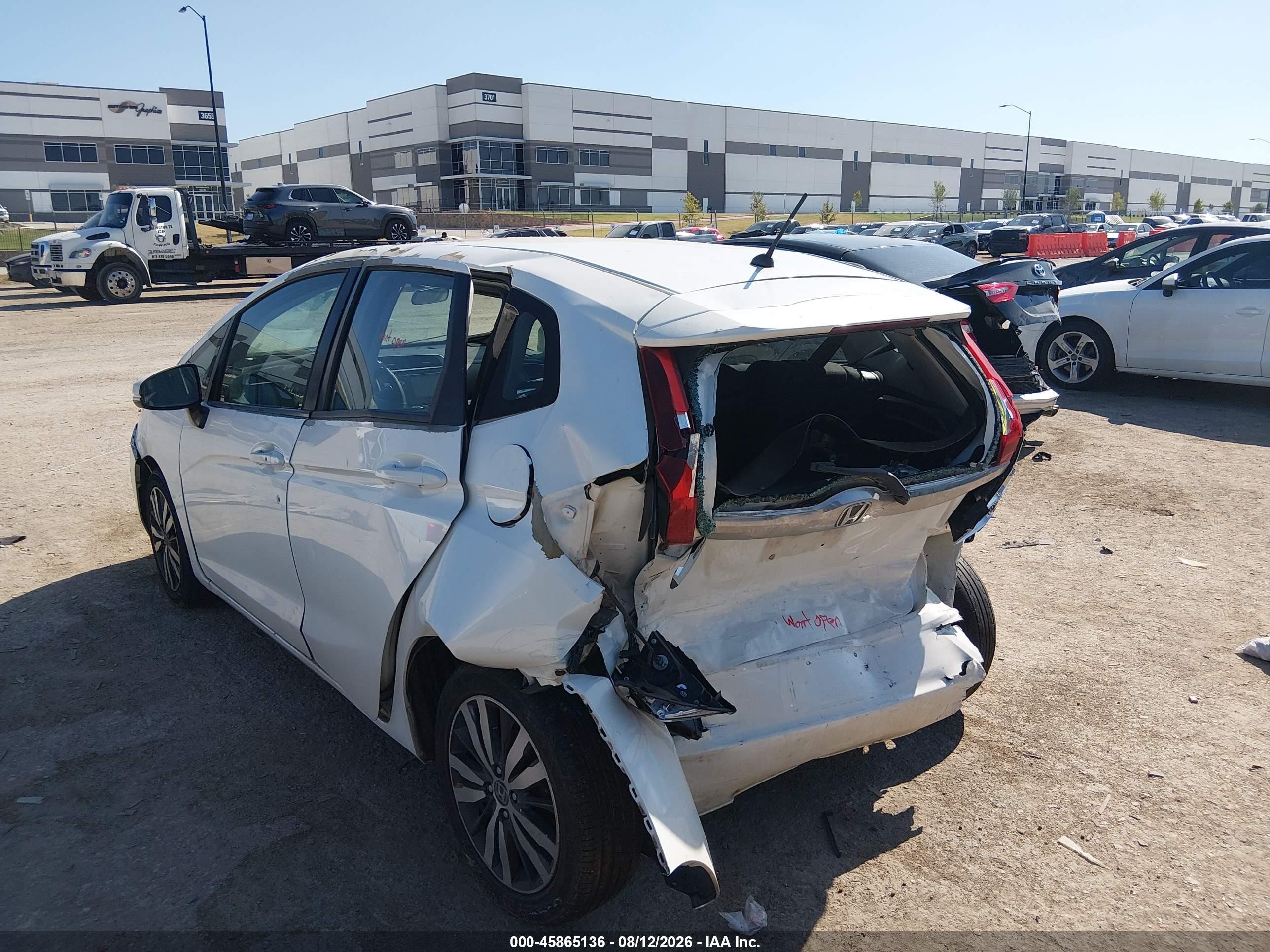 2015 Honda Fit Ex/ex-l Белый vin: 3HGGK5H85FM722622