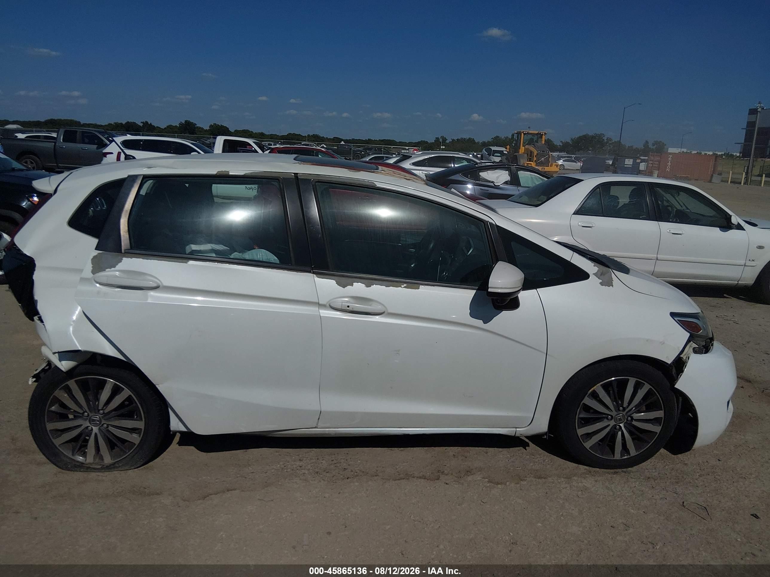 2015 Honda Fit Ex/ex-l Белый vin: 3HGGK5H85FM722622