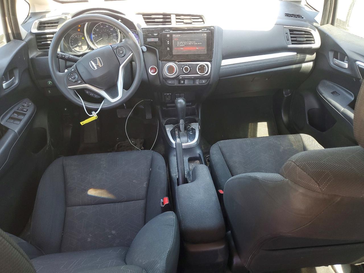 2015 Honda Fit Ex White vin: 3HGGK5H85FM723429