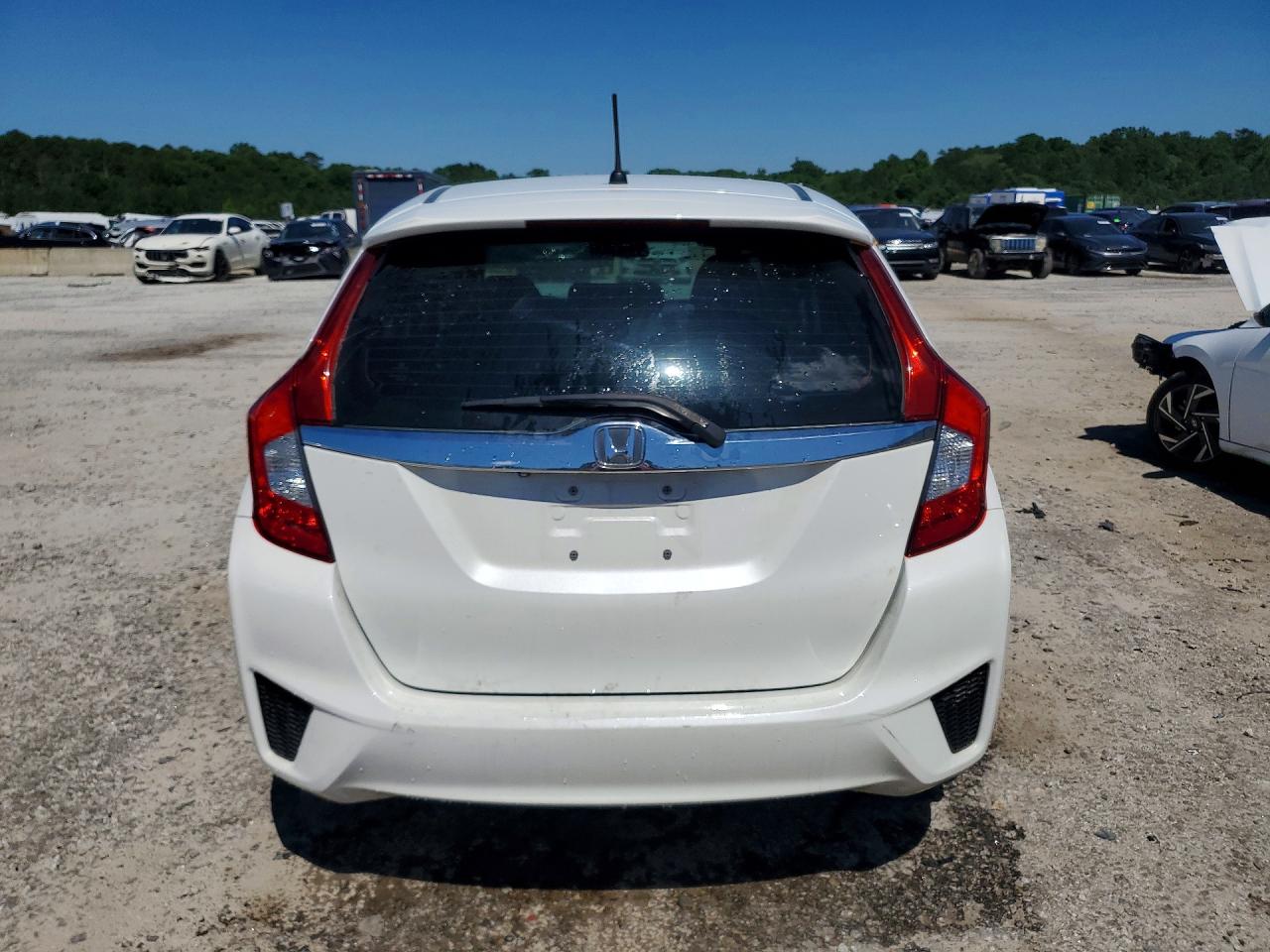 2015 Honda Fit Ex White vin: 3HGGK5H85FM723429