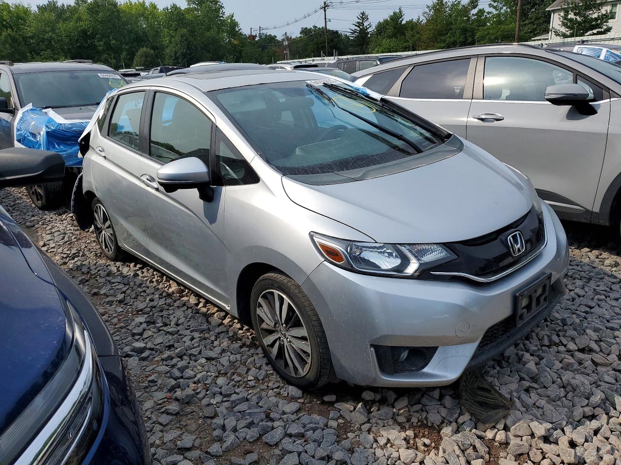 2015 Honda Fit Ex Серебряный vin: 3HGGK5H85FM725441