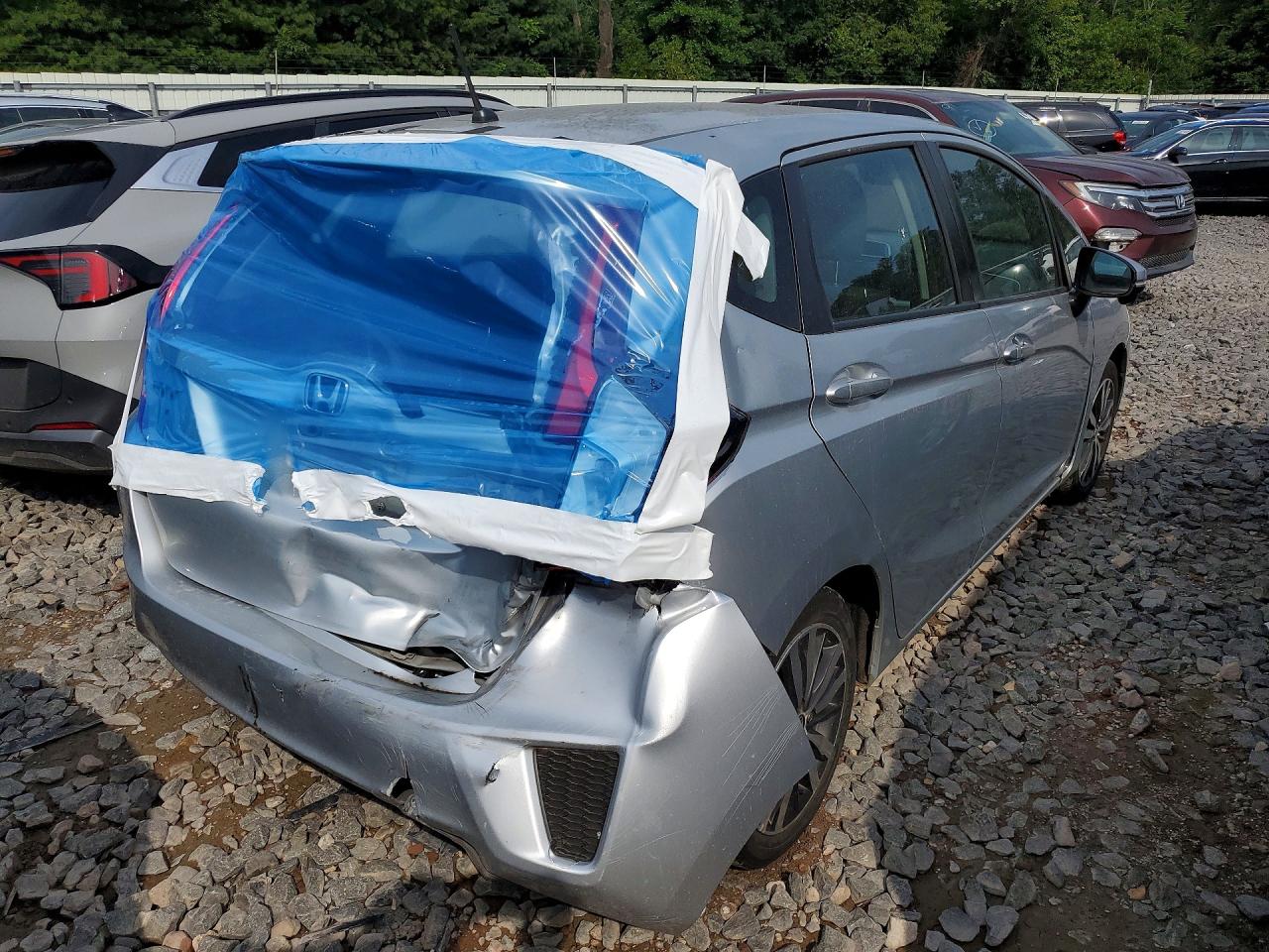 2015 Honda Fit Ex Серебряный vin: 3HGGK5H85FM725441