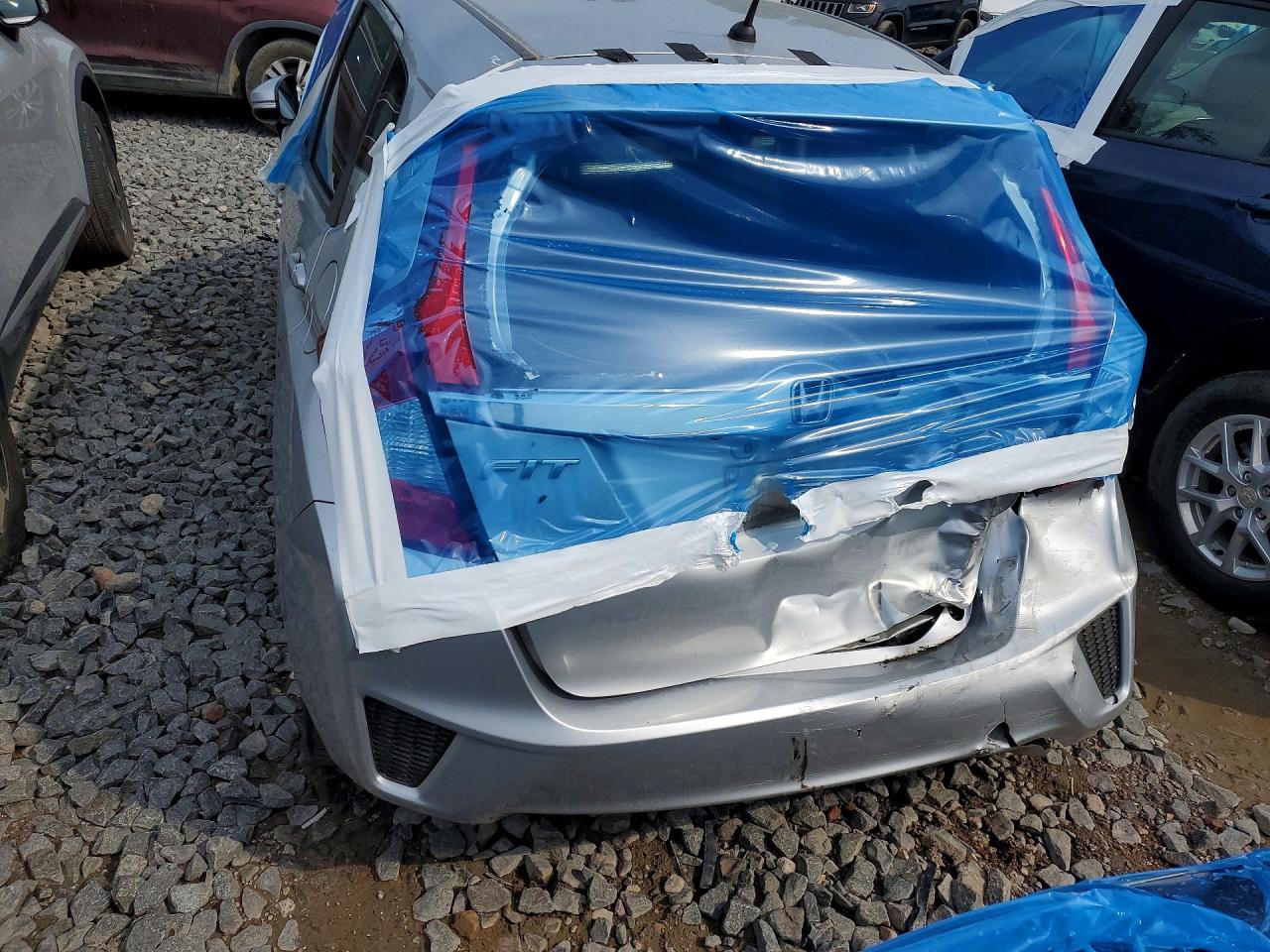 2015 Honda Fit Ex Серебряный vin: 3HGGK5H85FM725441