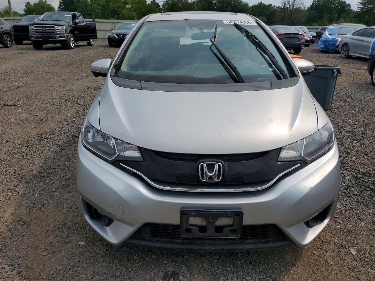 2015 Honda Fit Ex Серебряный vin: 3HGGK5H85FM725441