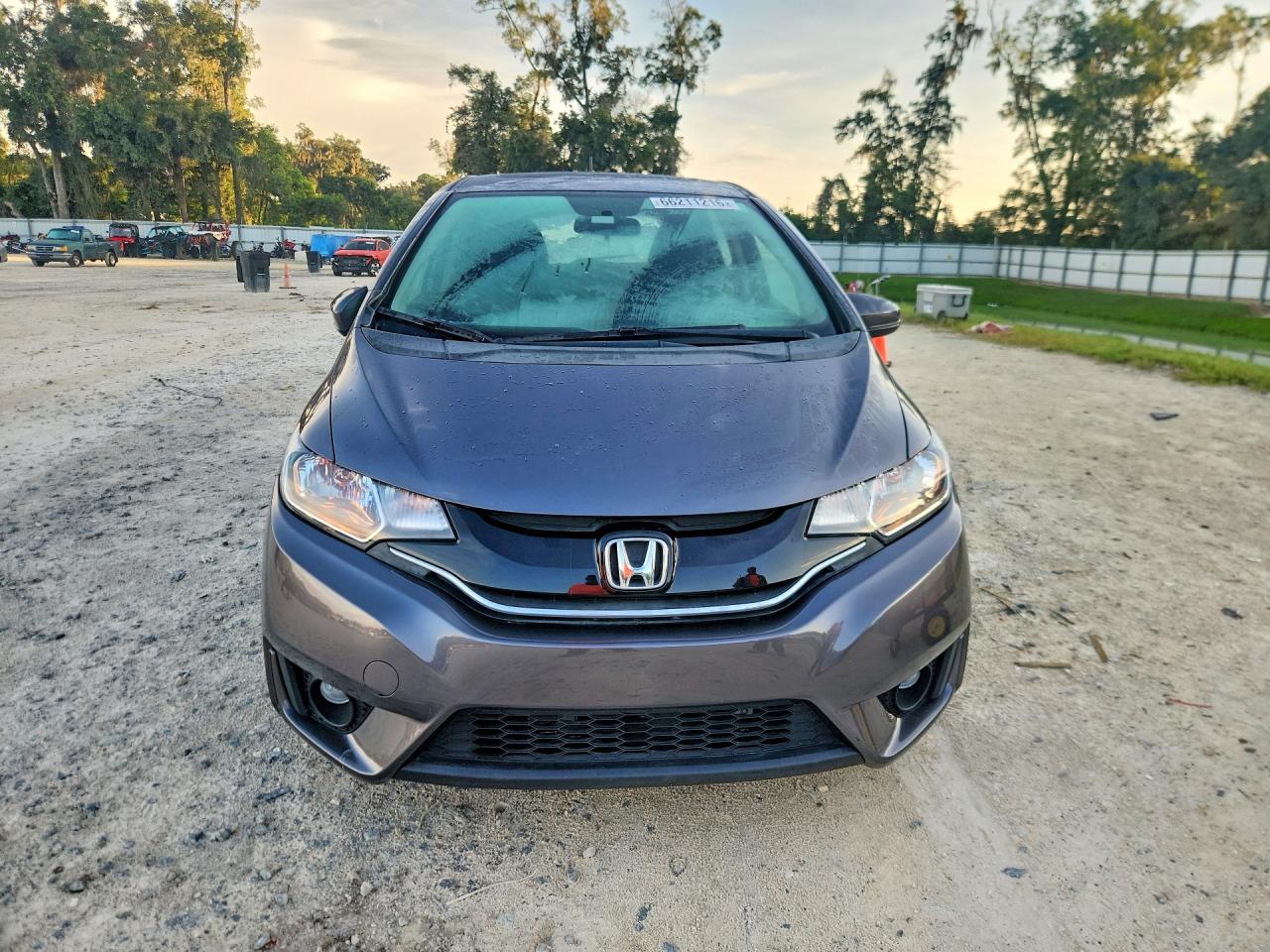 2015 Honda Fit Ex Gray vin: 3HGGK5H85FM730008