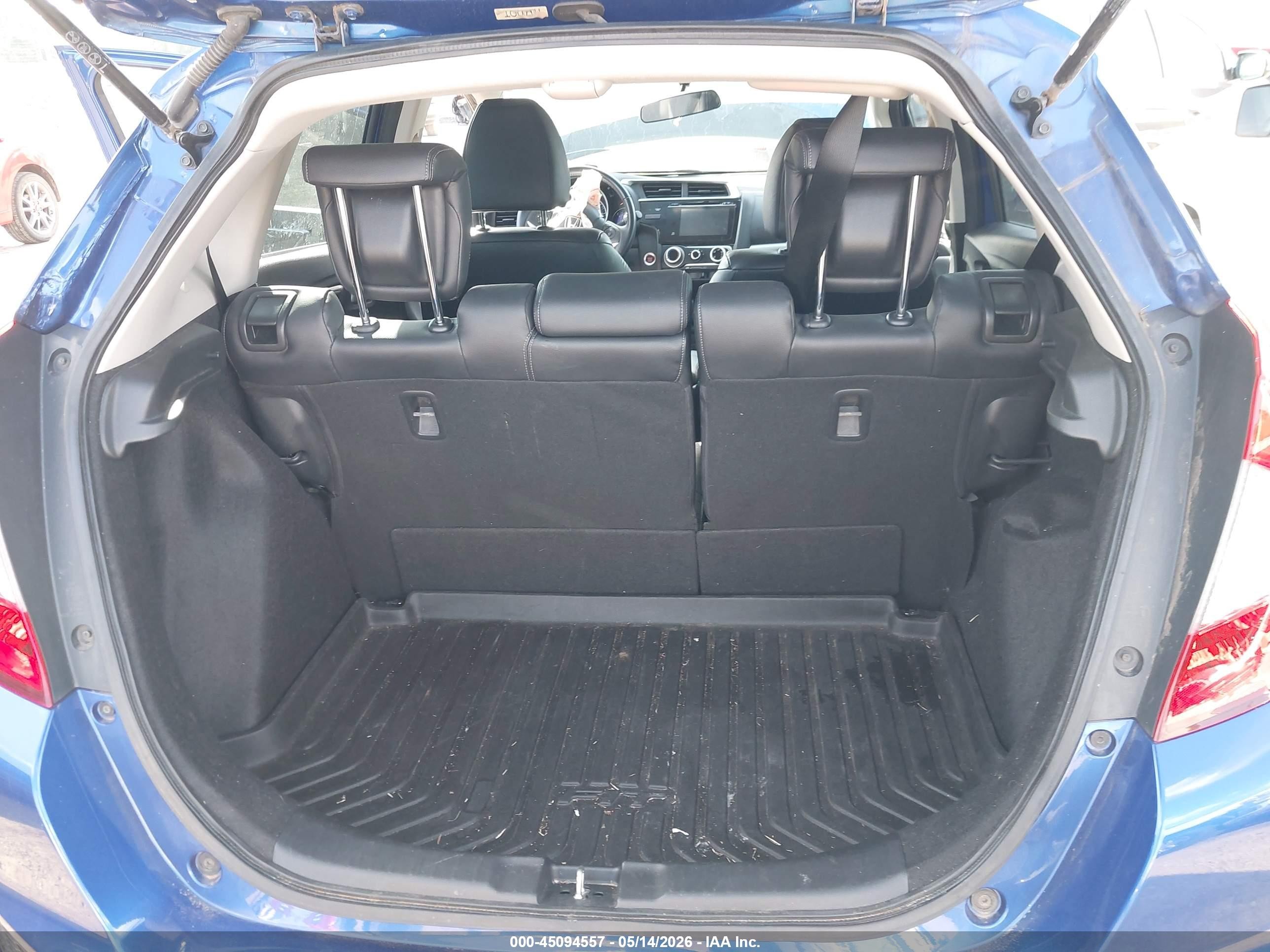 2015 Honda Fit Ex/ex-l Blue vin: 3HGGK5H85FM733166