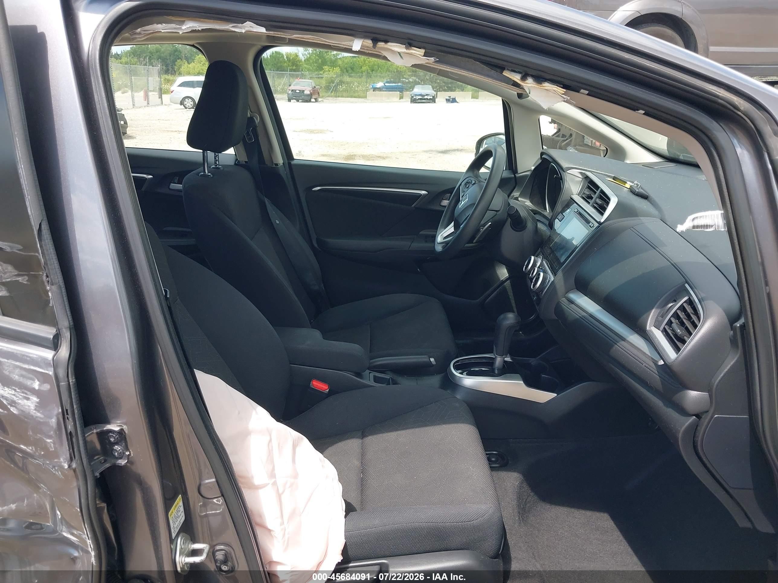 2015 Honda Fit Ex/ex-l Gray vin: 3HGGK5H85FM736391