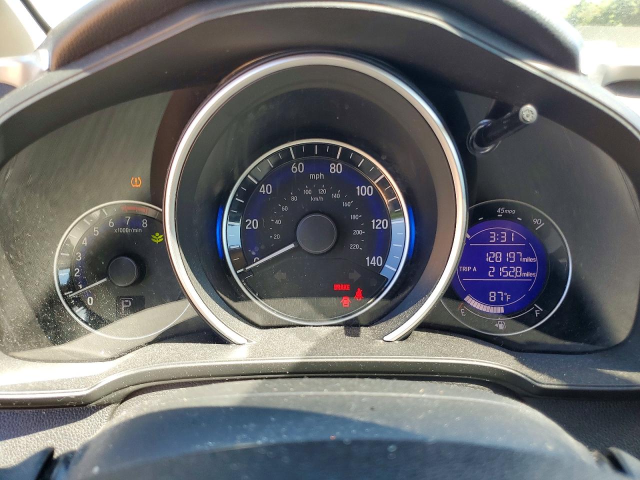 2015 Honda Fit Ex Blue vin: 3HGGK5H85FM737430