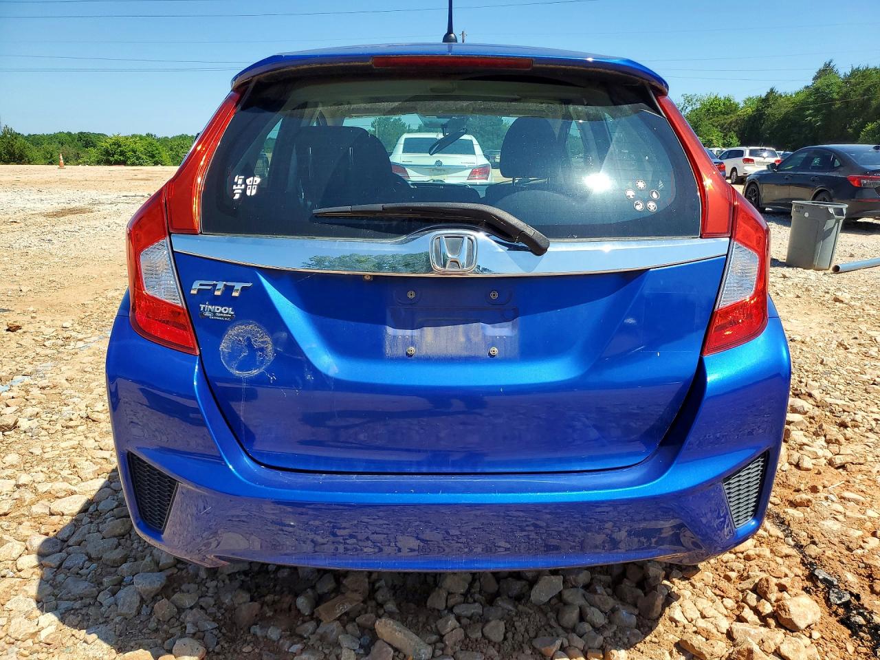 2015 Honda Fit Ex Blue vin: 3HGGK5H85FM737430